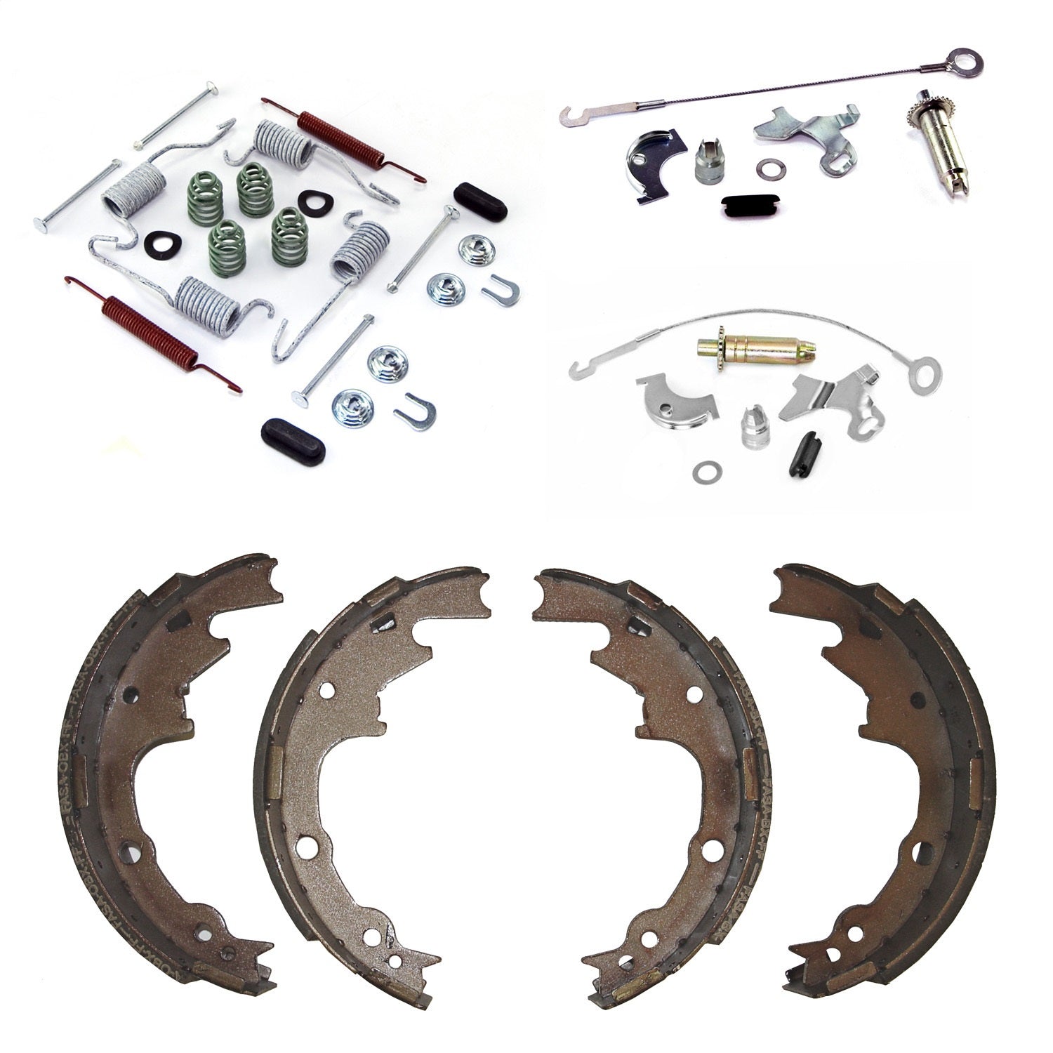Omix 16766.06 Drum Brake Shoe Service Kit; 9-2.5 in; Rear; Omix 16766.06