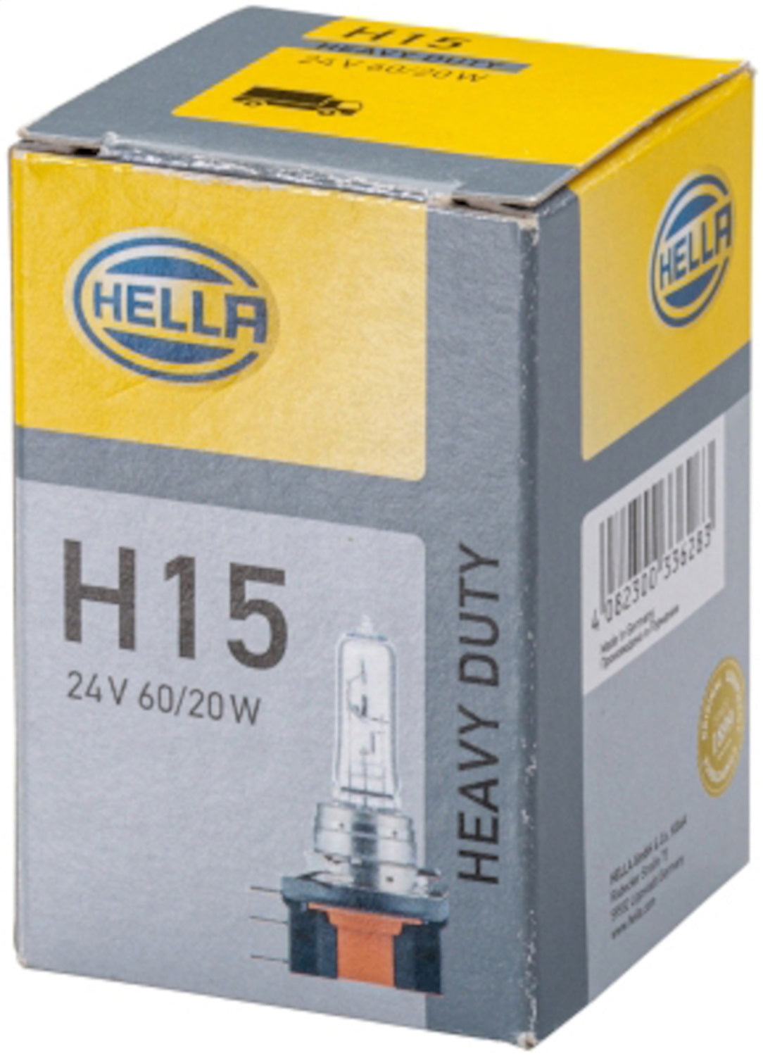 Hella 168119241 HELLA H15 Standard Series Halogen Light Bulb; Single Hella 168119241