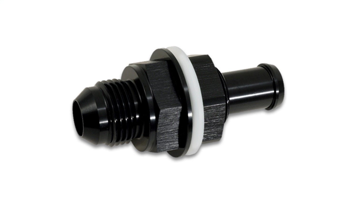 Vibrant Performance 16906 Fuel Cell Bulkhead Adapter Fitting; AN Size: -6; Barb Size: 0.375 in.; Vibrant Performance 16906