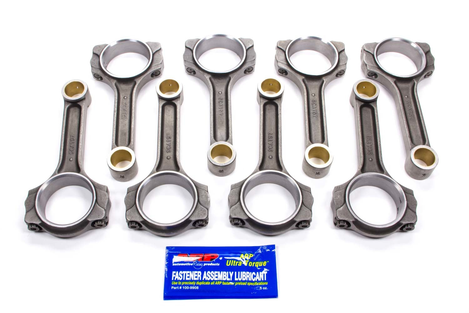 Scat Cranks 2-ICR6000-7/16 SBC 4340 Forged I-Beam Rods 6.000 Scat Cranks 2-ICR6000-7/16