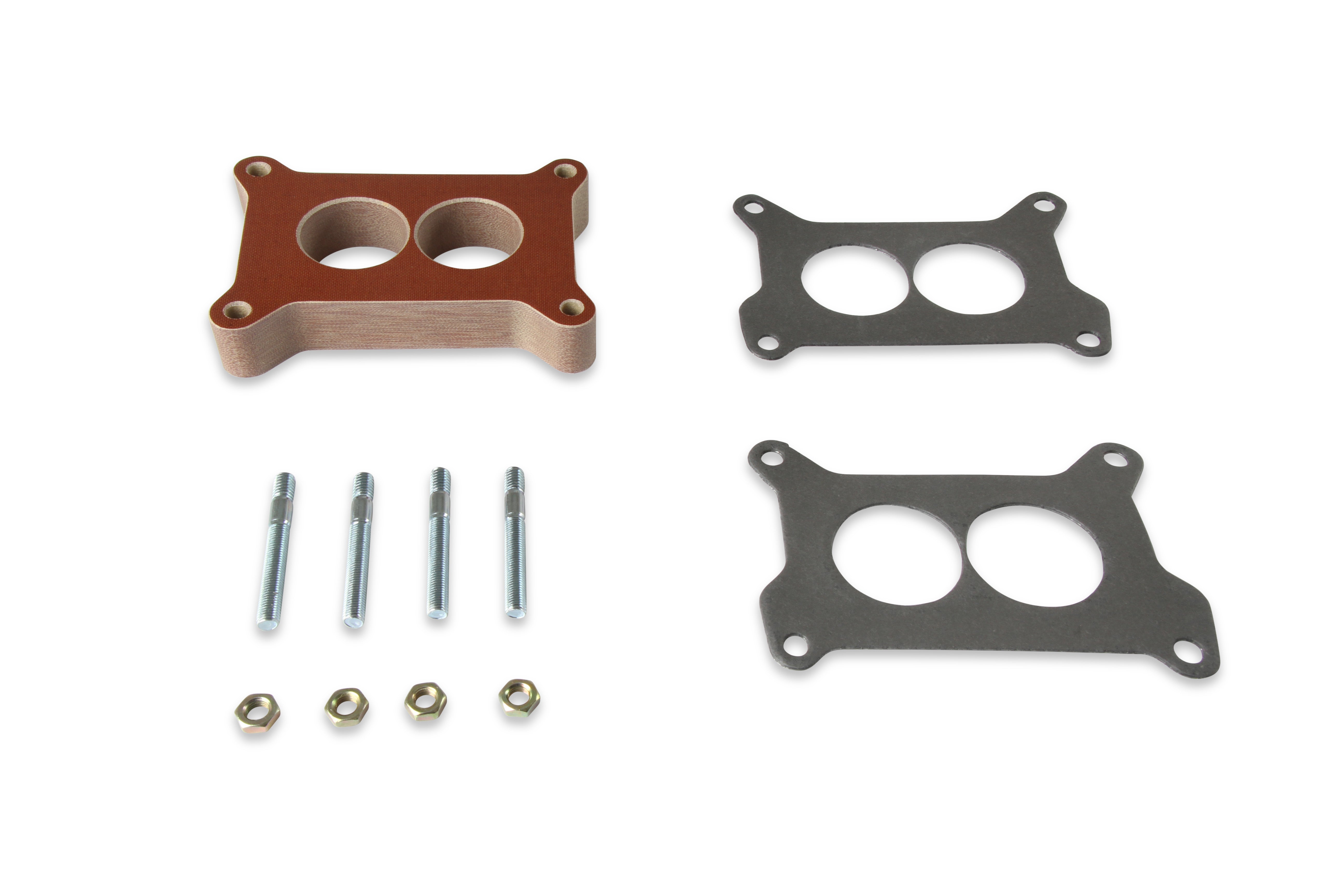 Holley 17-72 Carburetor Adapter; For 2300 Flange; 1 11/16 in. Bores; H-1 in.; Phenolic; Holley 17-72