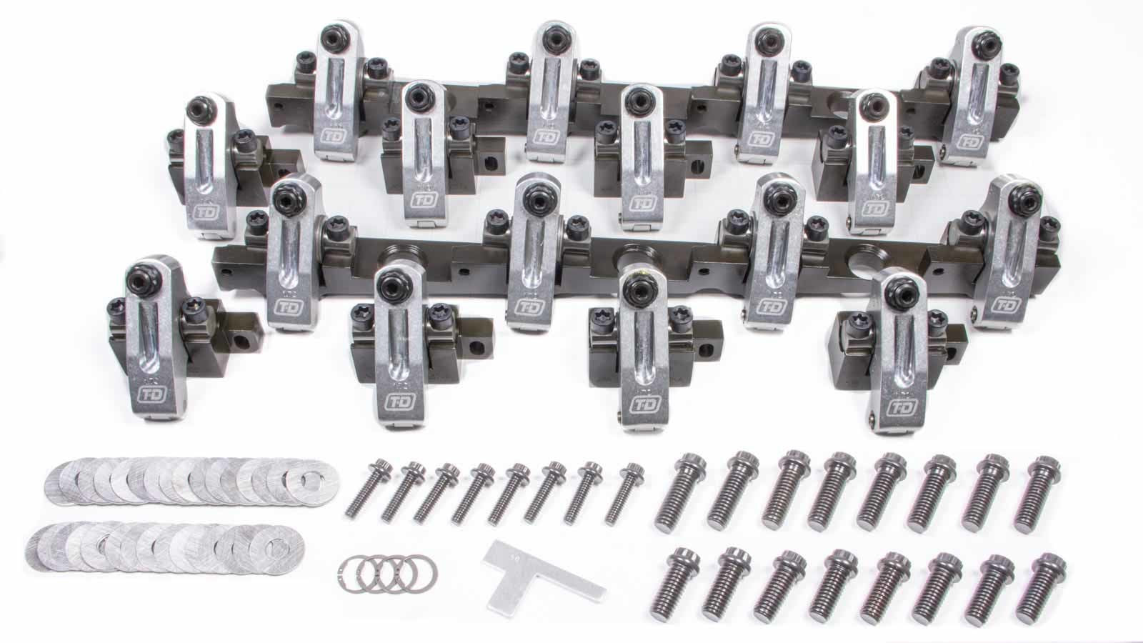 T&D Machine 3101-170/170 BBC Shaft Rocker Arm Kit 1.70/1.70 Ratio T&D Machine 3101-170/170