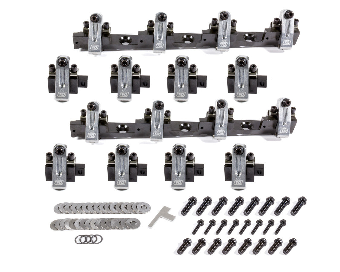 T&D Machine 3211-170/170 BBC Shaft Rocker Arm Kit 1.70/1.70 Ratio T&D Machine 3211-170/170