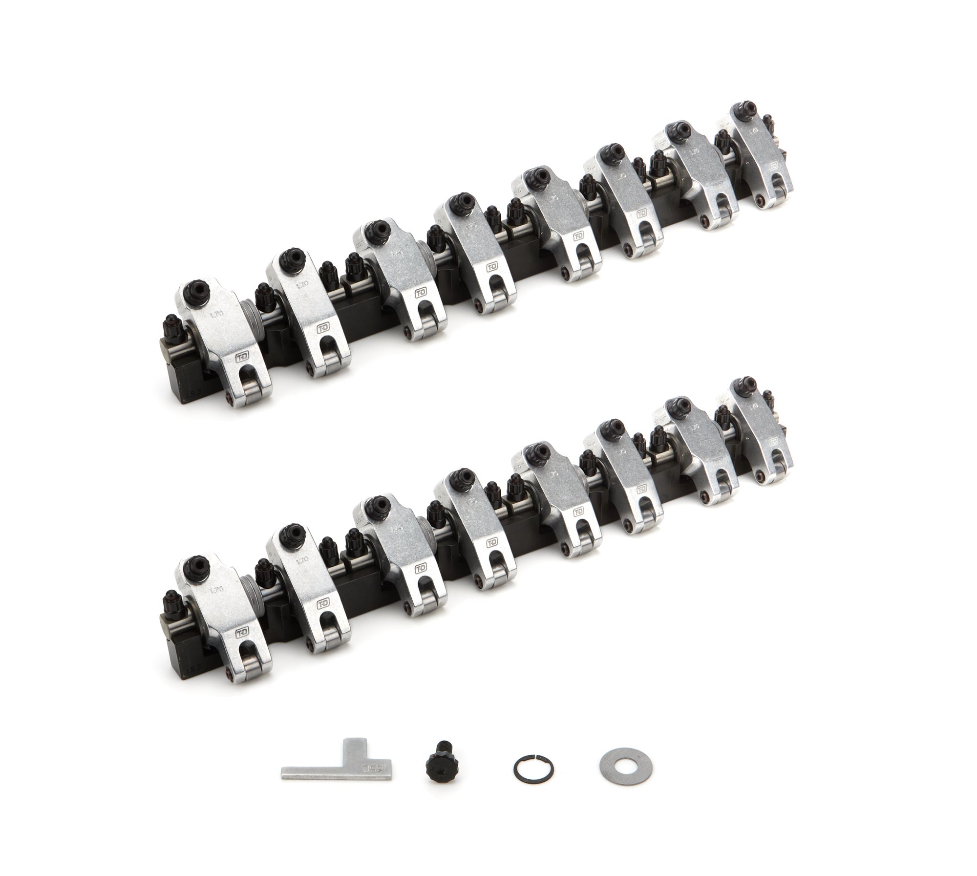 T&D Machine 2309-170/170 Shaft Rocker Arm System GM LS w/AFR LS3 Heads T&D Machine 2309-170/170