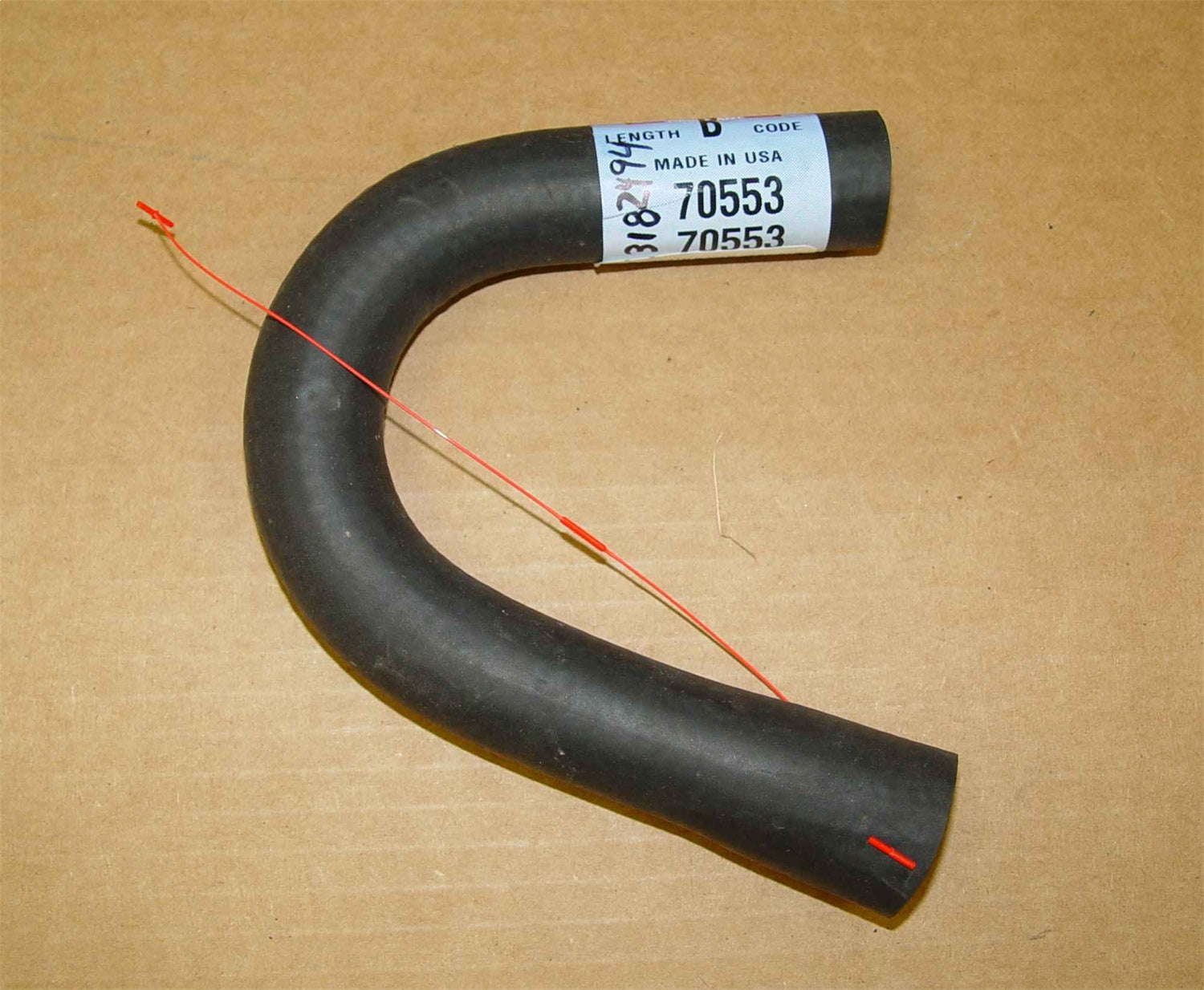 Omix 17116.01 Heater Bypass Hose; Bypass To Tee; Omix 17116.01