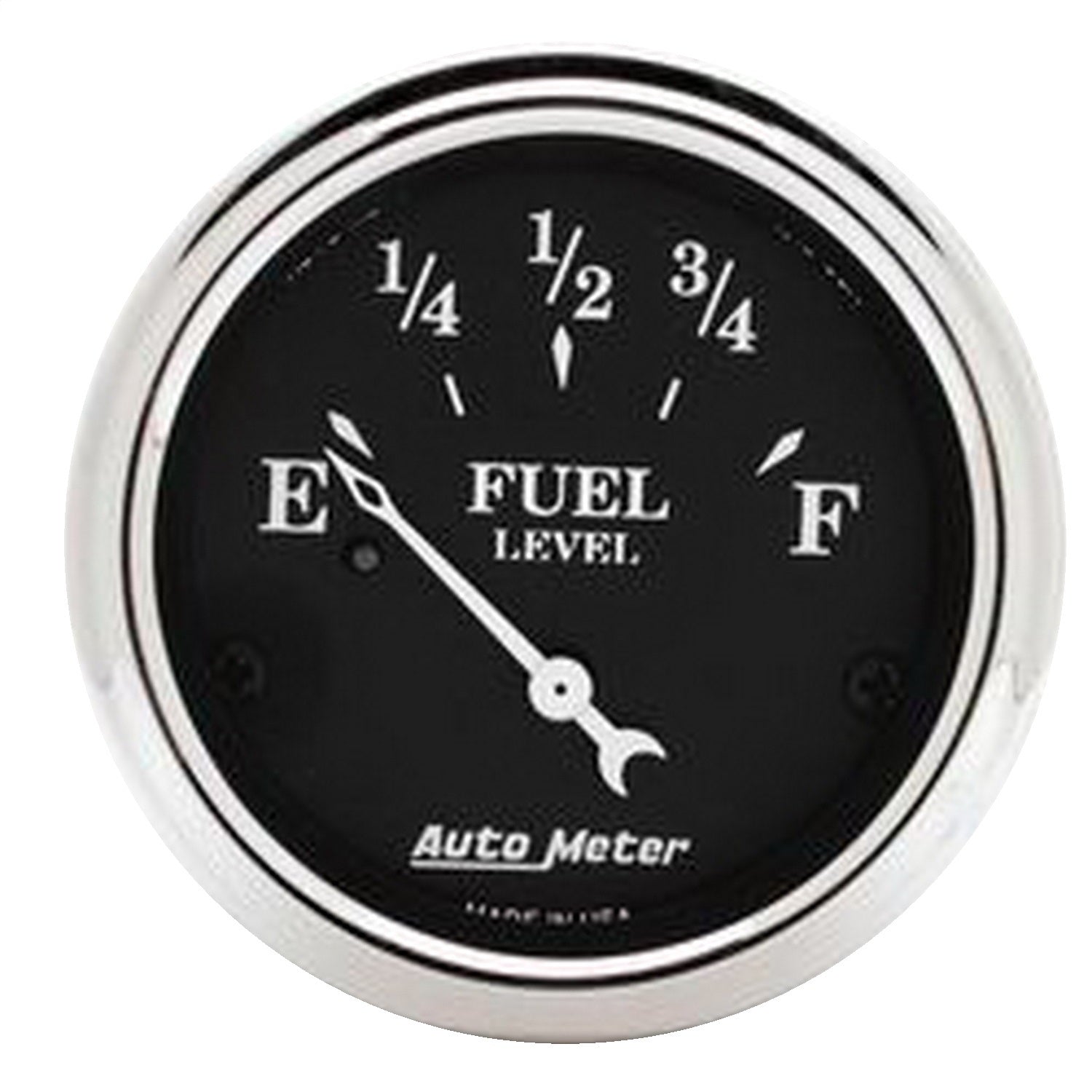 AutoMeter 1717 GAUGE; FUEL LEVEL; 2 1/16in.; 240OE TO 33OF; ELEC; OLD TYME BLACK AutoMeter 1717