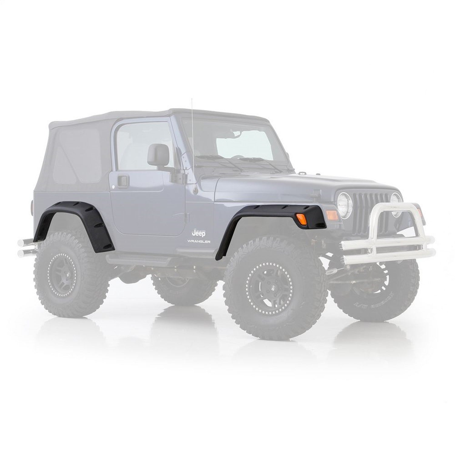 Fender Flare Set; Front And Rear; 6 in. Wide; Smittybilt 17190