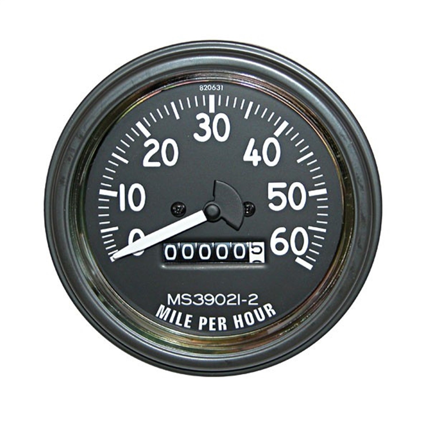 Omix 17206.01 Speedometer Assembly; 0-60 MPH; Black Face w/White Pointer; Omix 17206.01