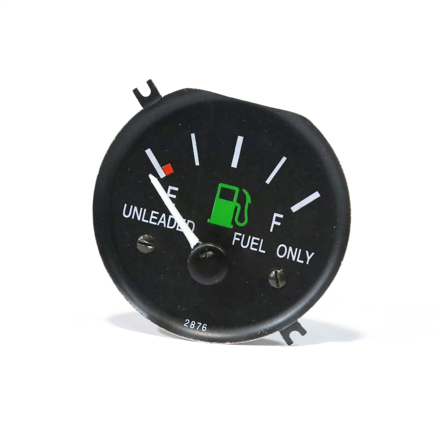 Omix 17210.10 Fuel Gauge; Black Face w/White Pointer; Pressure 0-80; Omix 17210.10