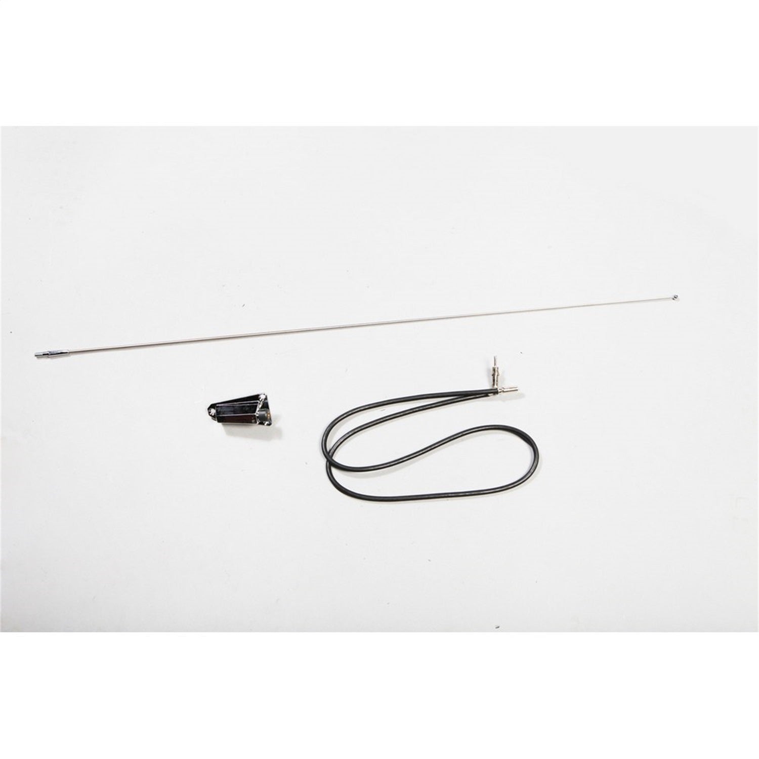 Omix 17214.01 Radio Antenna; Front; Chrome; Omix 17214.01