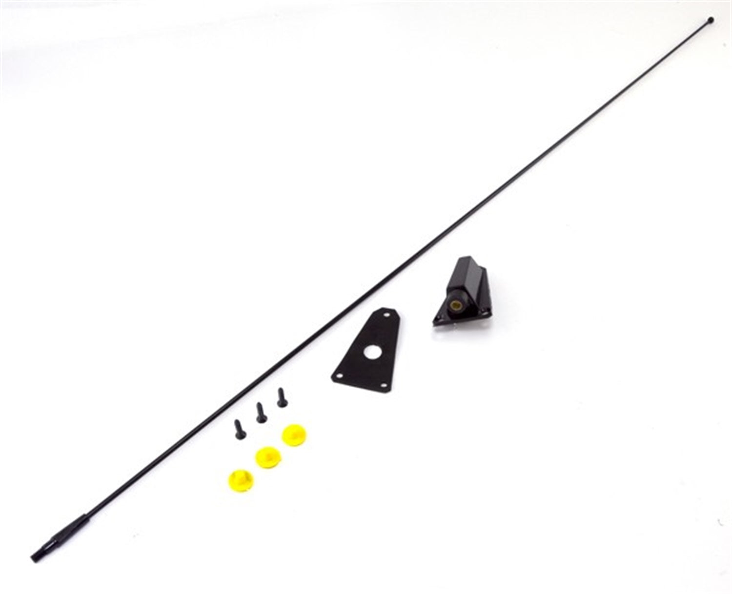 Omix 17214.02 Radio Antenna; Front; Black; Omix 17214.02
