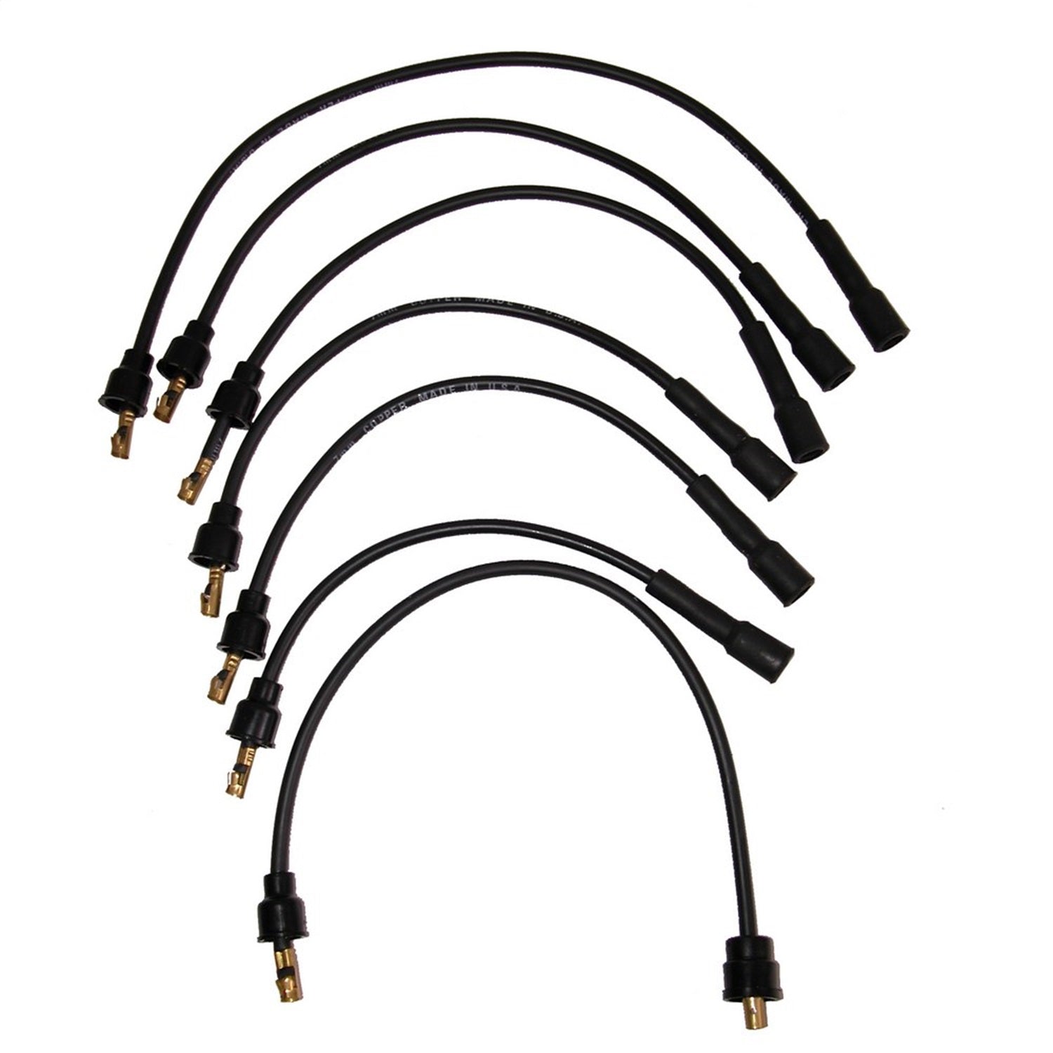 Omix 17245.07 Spark Plug Wire Set; Omix 17245.07