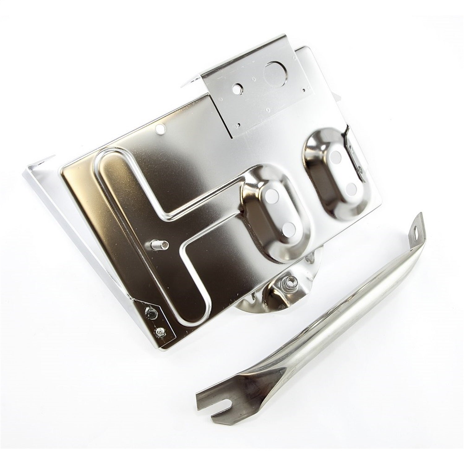 Omix 17260.01 Battery Tray; Stainless Steel; Omix 17260.01