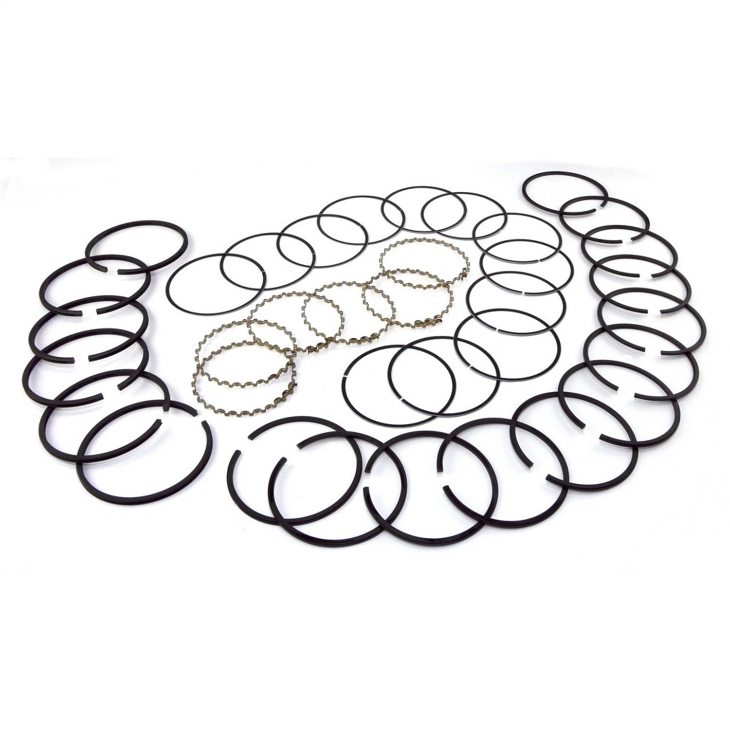 Omix 17430.38 Piston Ring Set; Standard; Incl. Full Set For Engine; Omix 17430.38