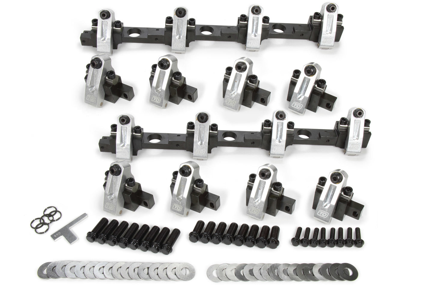 T&D Machine 7013-175/175 BBF Shaft Rocker Arm Kit Trick Flow A460 Heads T&D Machine 7013-175/175