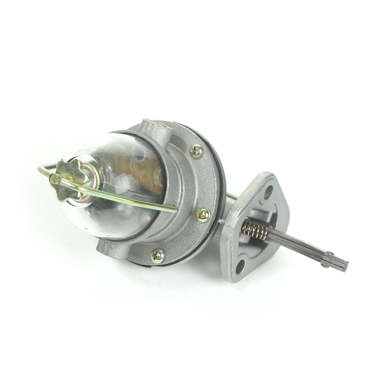 Omix 17709.01 Fuel Pump Mechanical; Glass Bowl; w/o Vacuum Wipers; Omix 17709.01