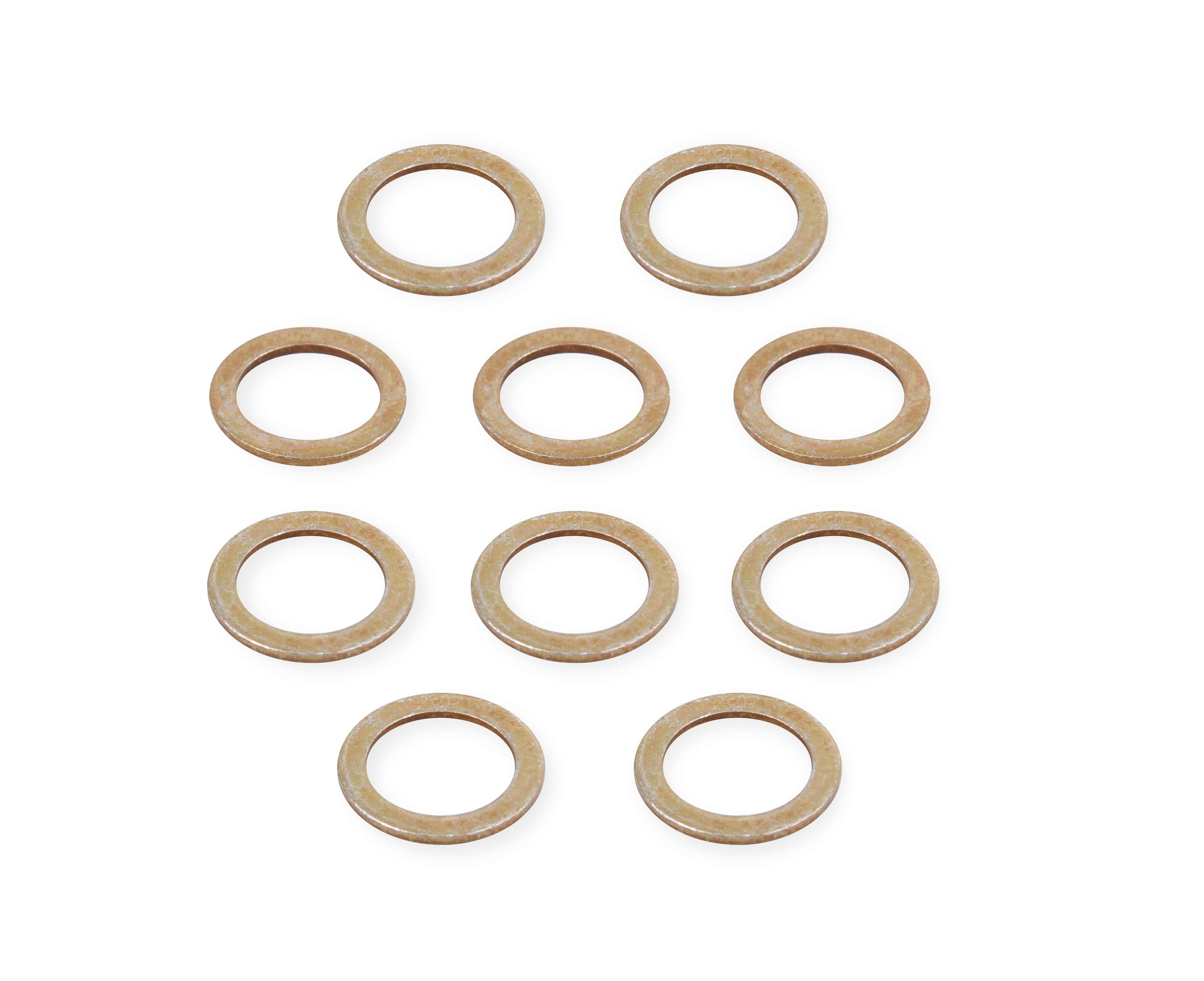 Copper Crush Washers, Fitting Size 5, I.D. 1/2”, Package Of 10