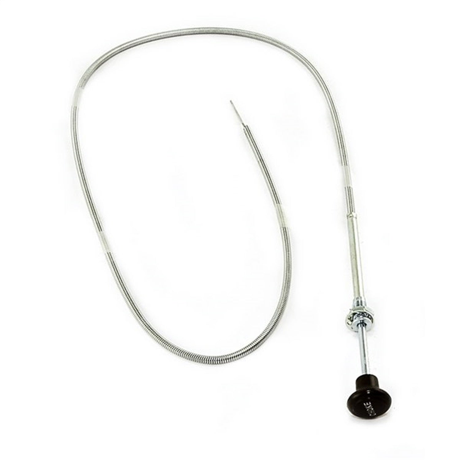 Omix 17736.02 Choke Cable; Olive Green Knob; Omix 17736.02