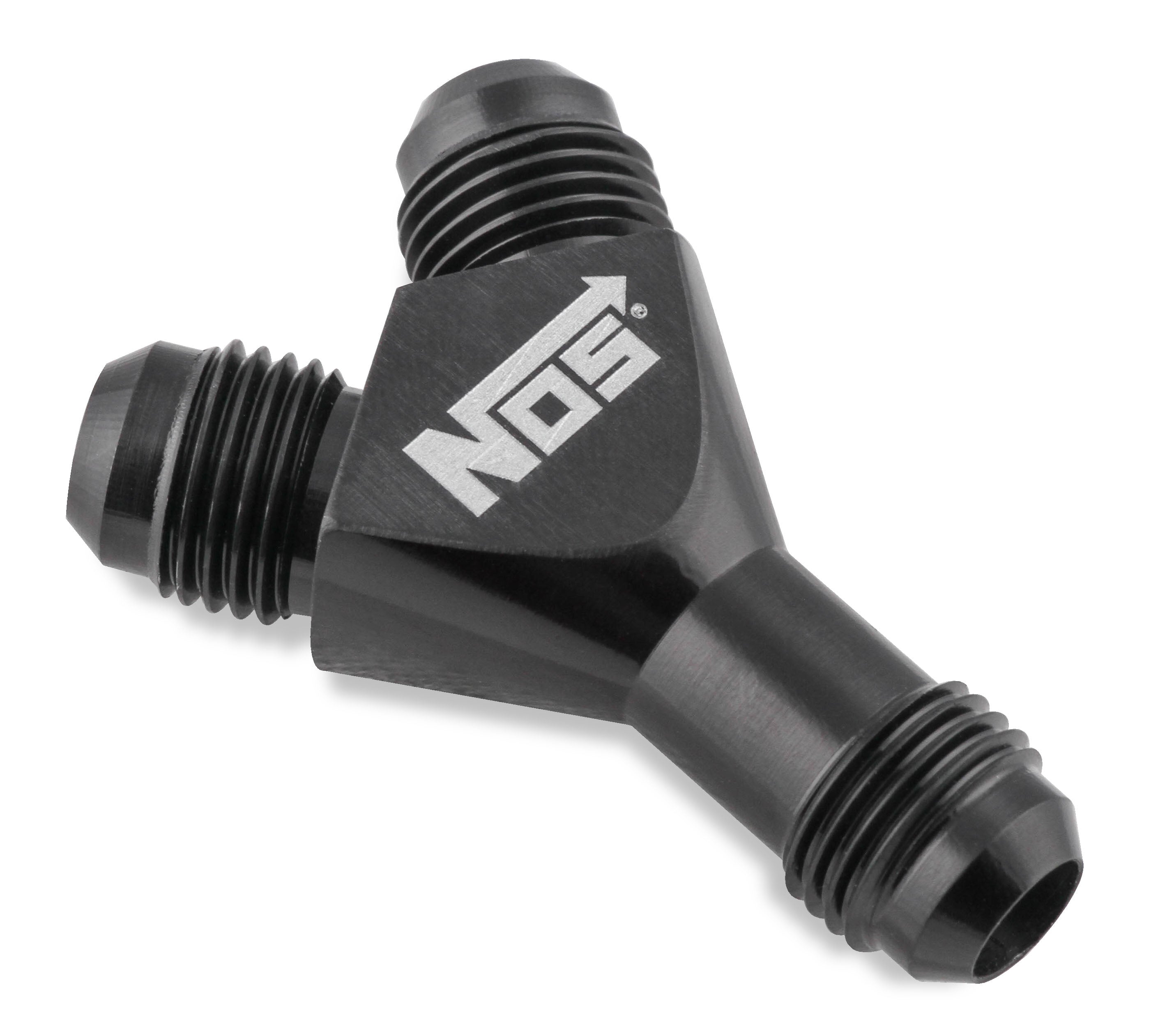NOS -6AN Forged Y-Block Adapter-Black