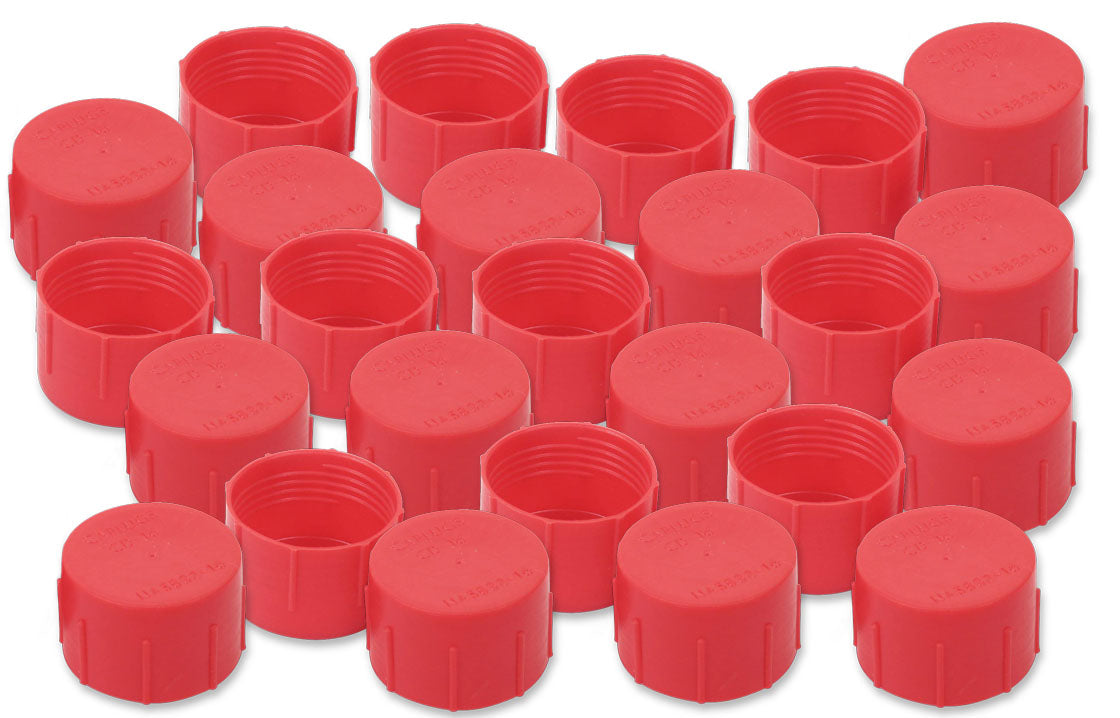 Plastic Caps, Size -6, Package Of 25