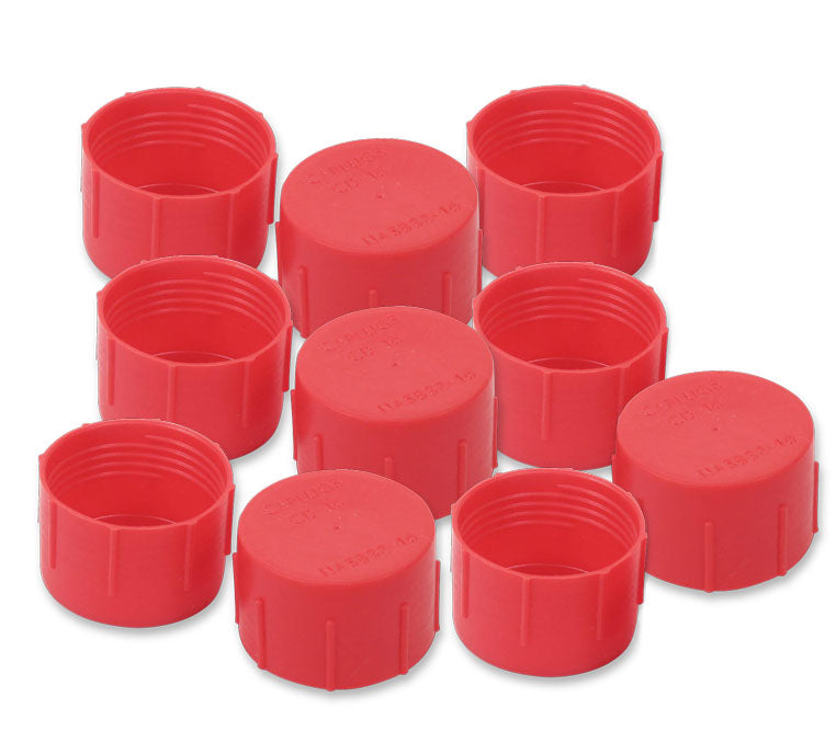 CLEARANCE ITEM / ALL SALES FINAL - Plastic Caps, Size -16, Package Of 10