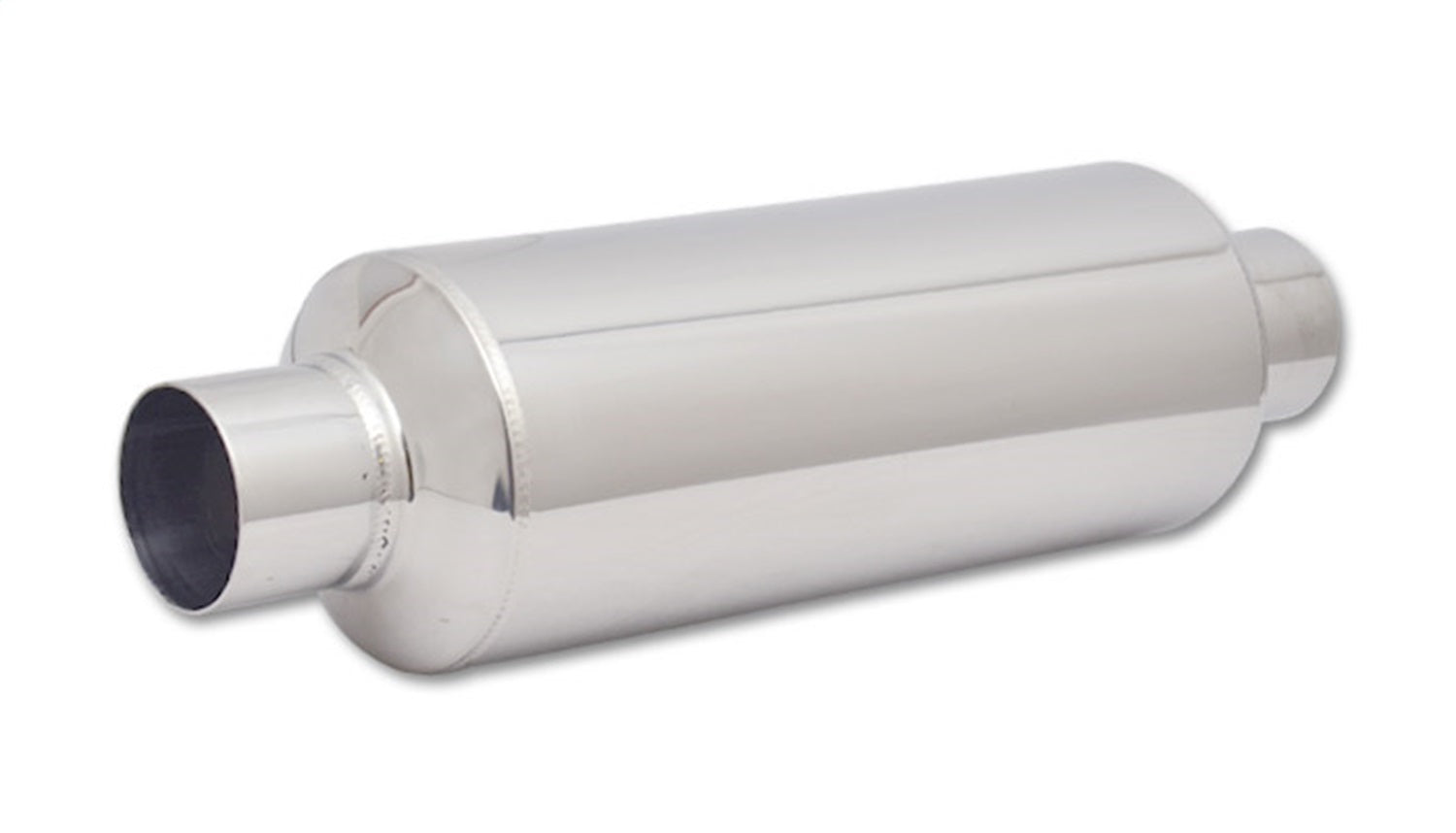 Vibrant Performance 17930 Large Diameter Bottle Style Resonator; 2.5 in. Inlet/Outlet x 18 in. Long; Vibrant Performance 17930