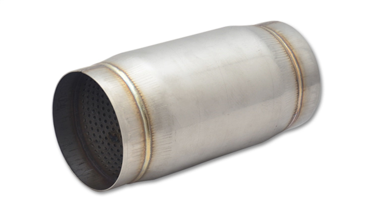 Vibrant Performance 1797 Stainless Steel Race Muffler; 4 in. Inlet/Outlet x 9 in. Long; Vibrant Performance 1797