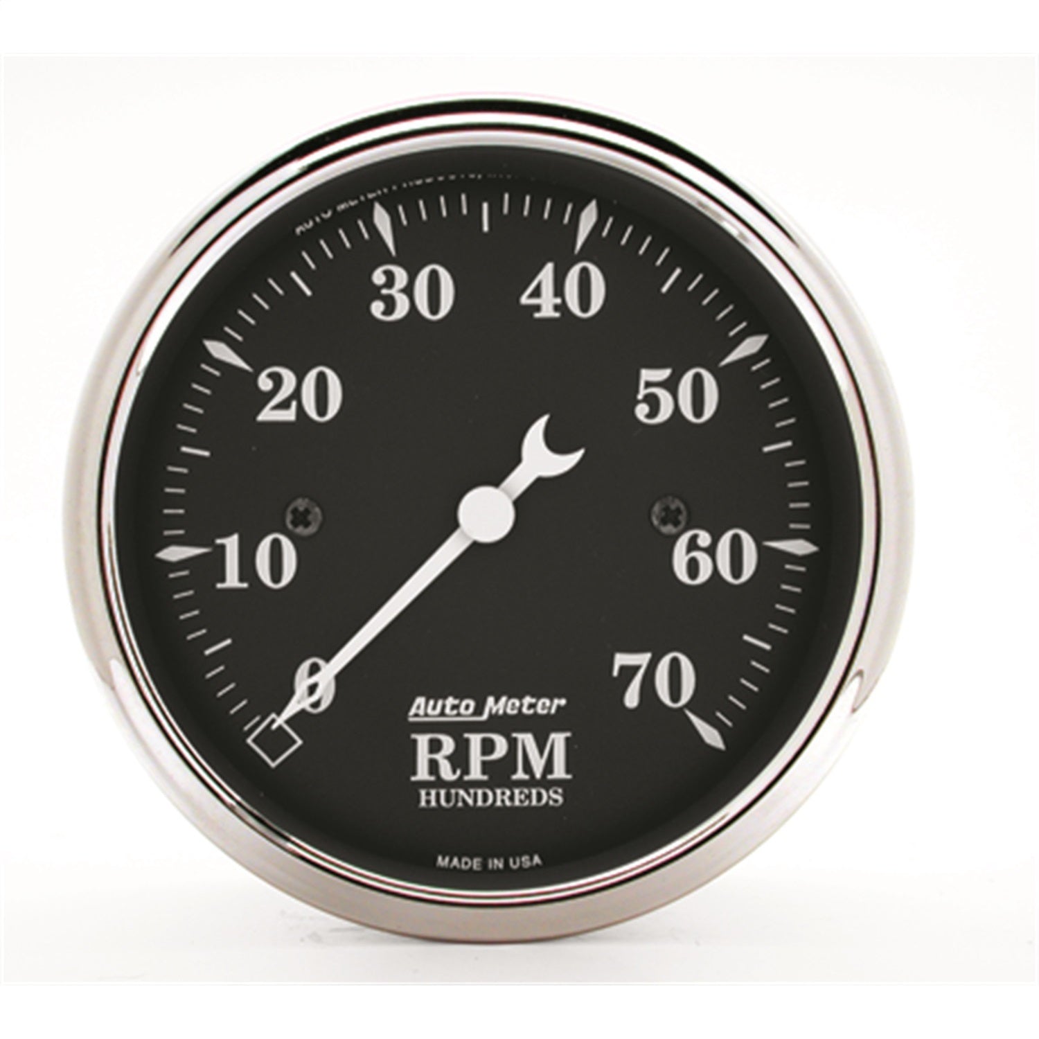 AutoMeter 1798 GAUGE; TACHOMETER; 3 1/8in.; 7K RPM; IN-DASH; OLD TYME BLACK AutoMeter 1798