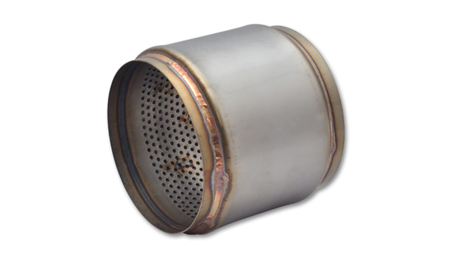 Vibrant Performance 17995 Stainless Steel Race Muffler; 5 in. Inlet/Outlet x 5 in. Long; Vibrant Performance 17995