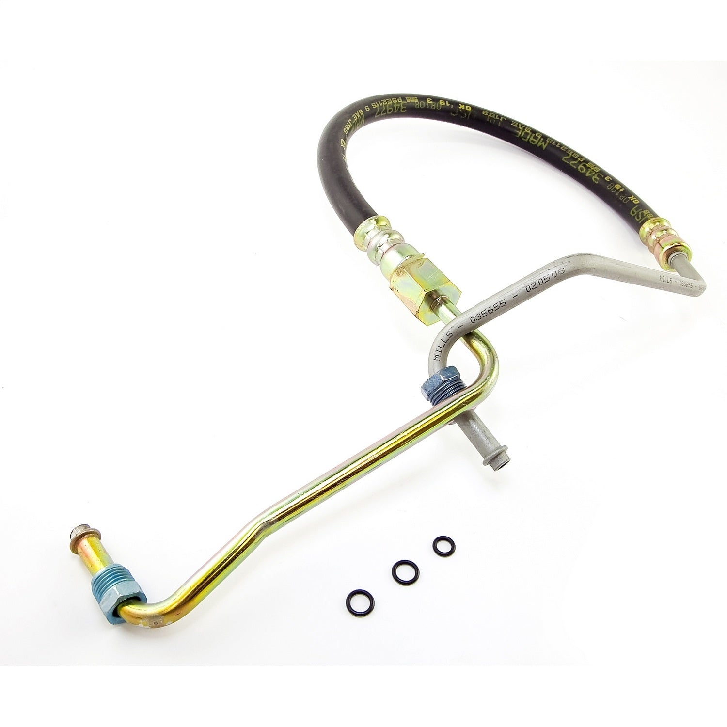 Omix 18012.05 Power Steering Pressure Hose; To Gear; w/O-Rings; Omix 18012.05