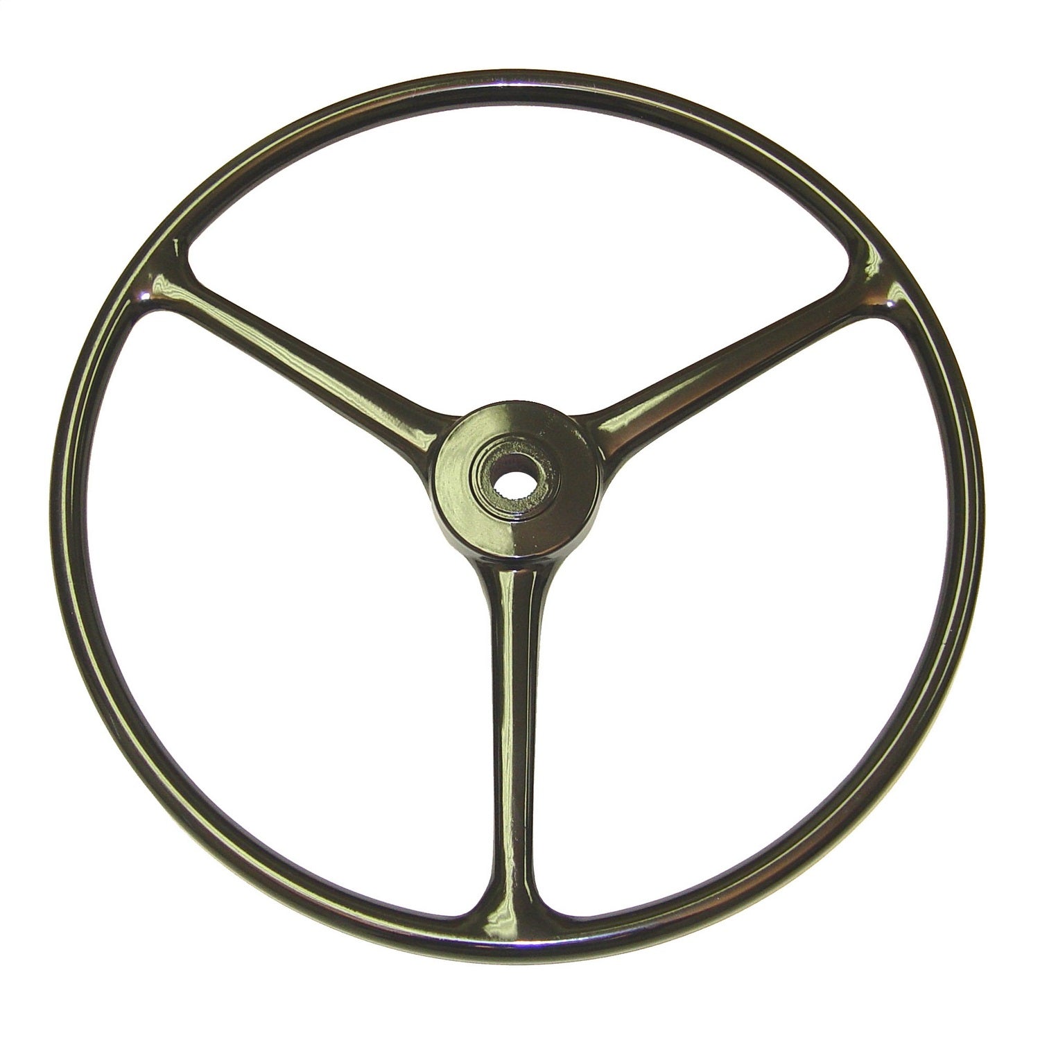 Omix 18031.01 Steering Wheel; 3-Spoke; Black; Omix 18031.01