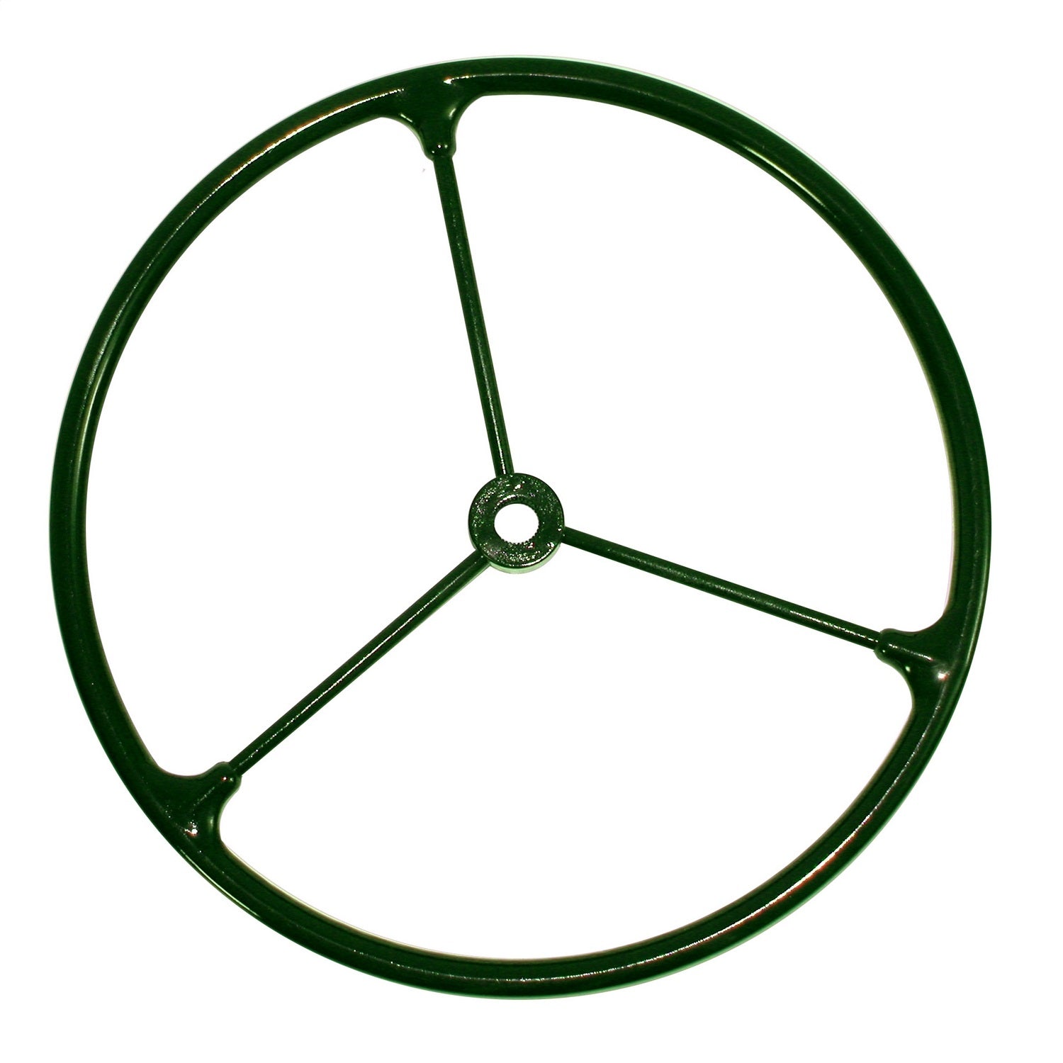 Omix 18031.03 Steering Wheel; 3-Metal Spokes; Green; Omix 18031.03
