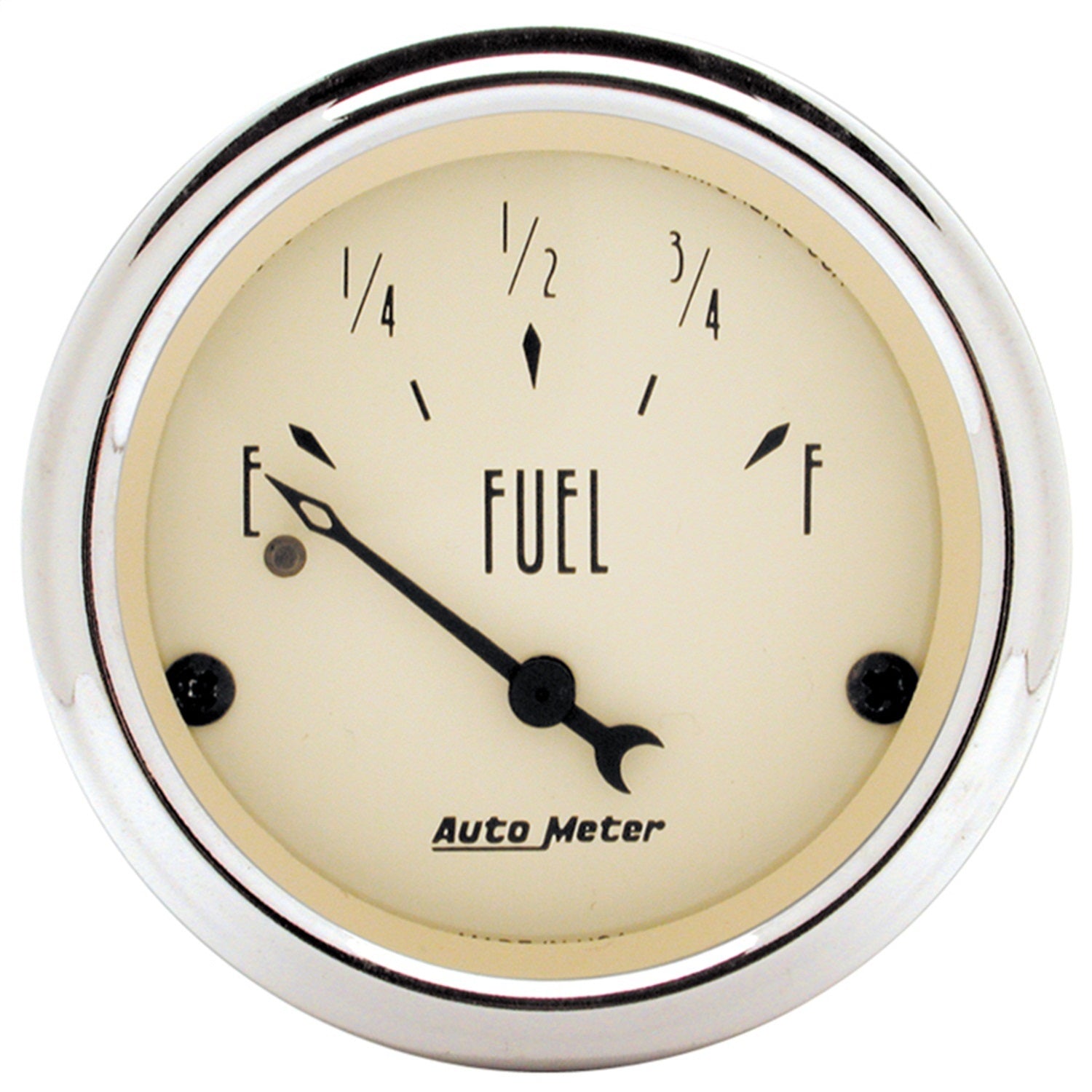 AutoMeter 1817 GAUGE; FUEL LEVEL; 2 1/16in.; 240OE TO 33OF; ELEC; ANTIQUE BEIGE AutoMeter 1817