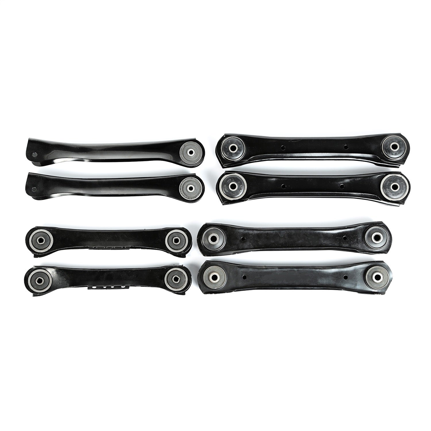 Omix 18282.14 Control Arm Kit; Front and Rear; Includes All 8 Replacement Control Arms; Omix 18282.14