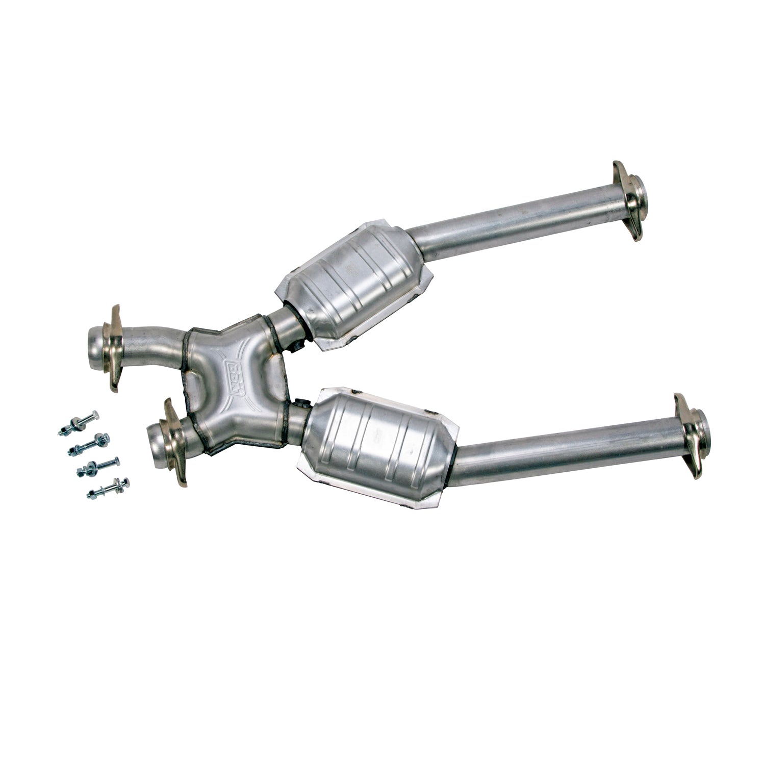 BBK Performance Parts 1638 2-1/2 Off-Road Mid Pipe w/Converters - GT/Cobra BBK Performance Parts 1638