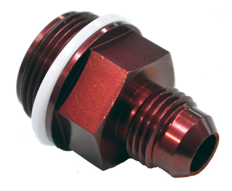 7/8-20 -6 A/N Fuel Inlet Fitting Red