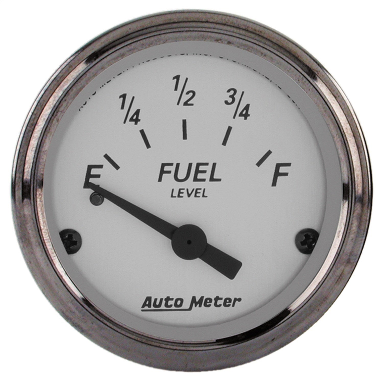 AutoMeter 1907 GAUGE; FUEL LEVEL; 2 1/16in.; 0OE TO 30OF; ELEC; AMERICAN PLATINUM AutoMeter 1907