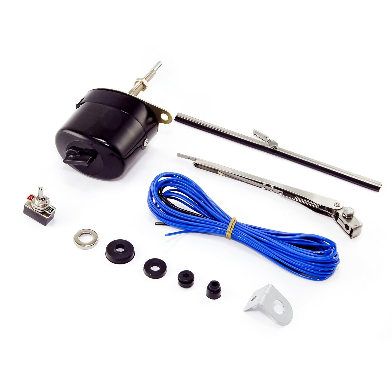 Omix 19101.04 Wiper Motor Kit; 24V; Incl. Motor/Arm/Blade; Omix 19101.04