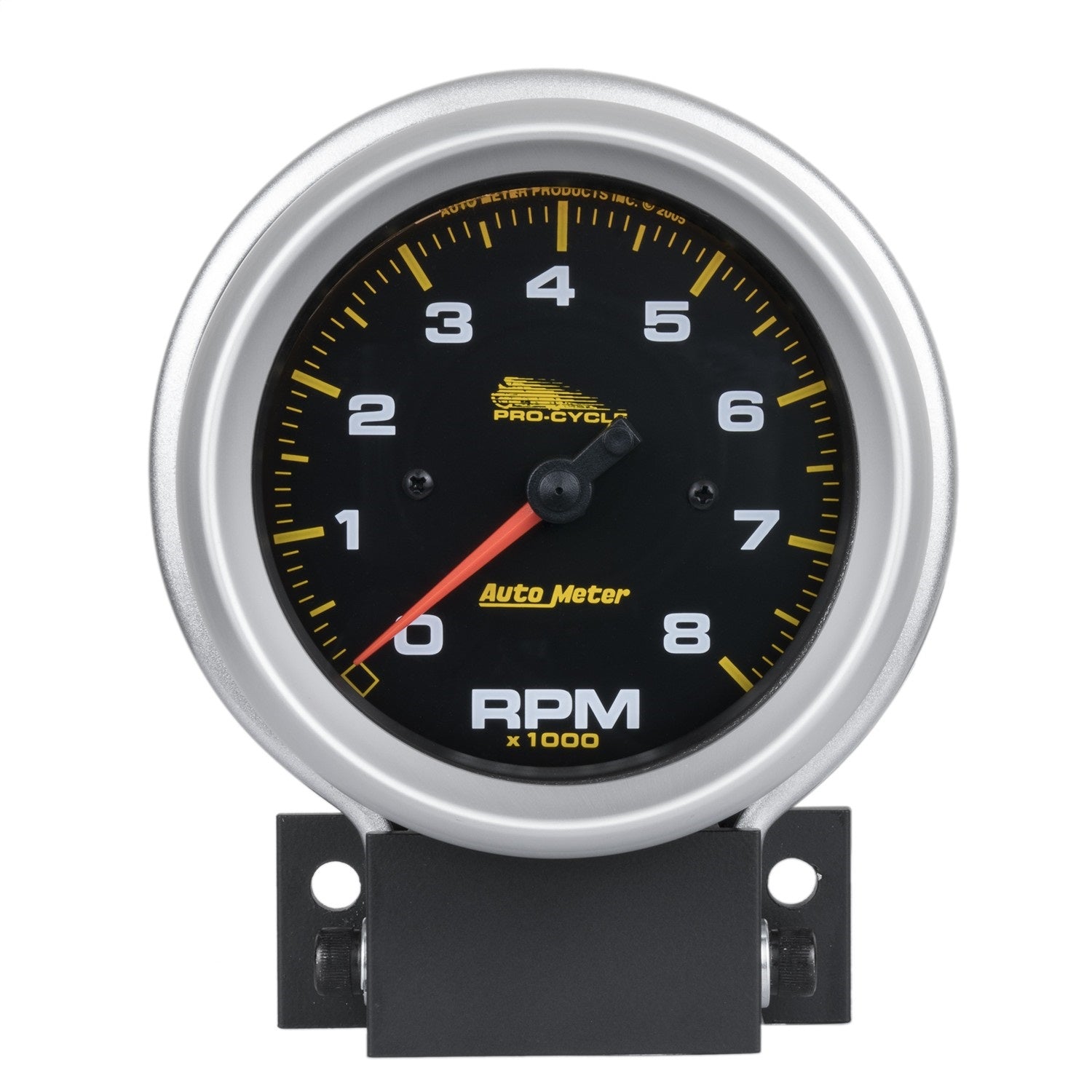 AutoMeter 19201 GAUGE; TACH; 3 3/4in.; 8K RPM; 2/4 CYLINDER; BLACK; PRO-CYCLE AutoMeter 19201
