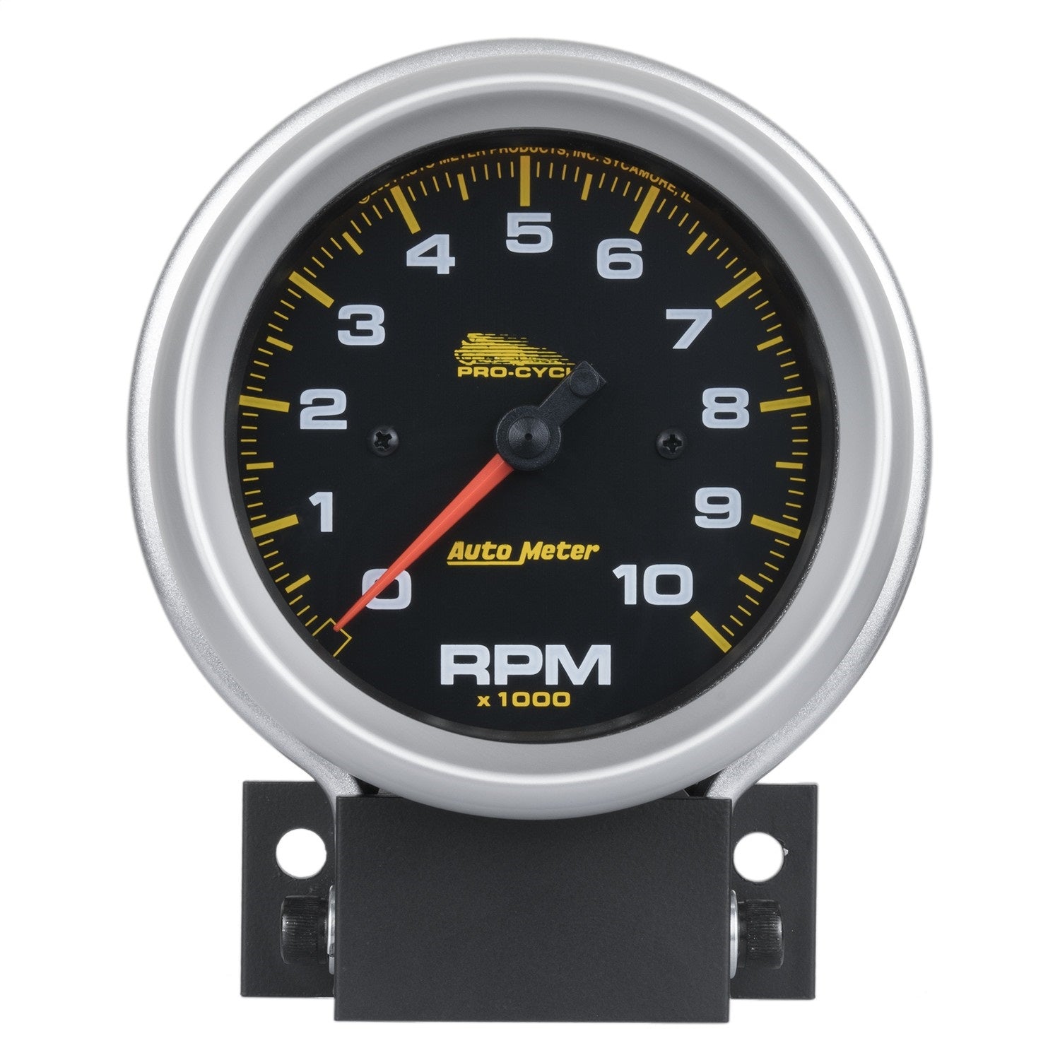 AutoMeter 19202 GAUGE; TACH; 3 3/4in.; 10K RPM; 2/4 CYLINDER; BLACK; PRO-CYCLE AutoMeter 19202