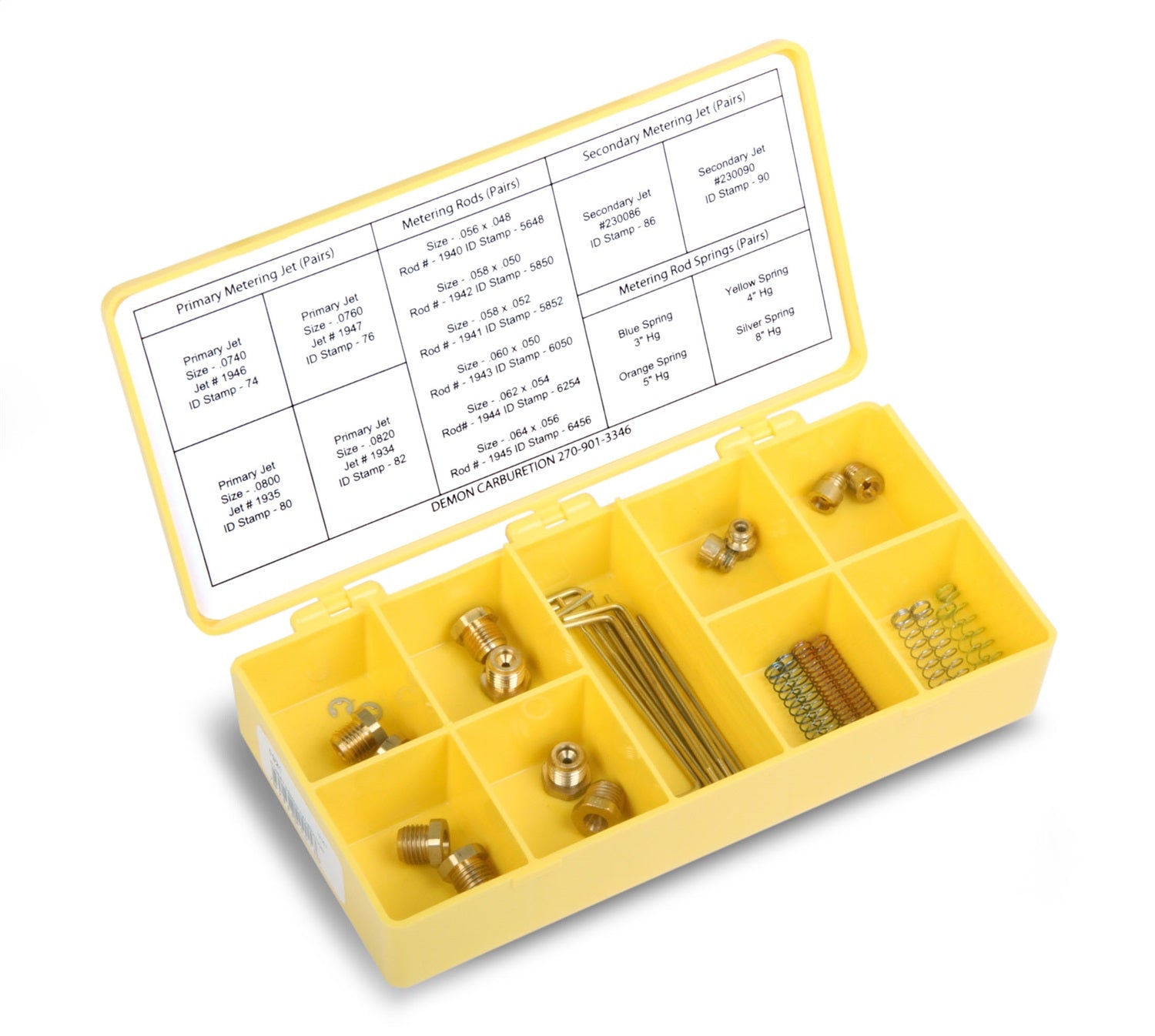 Demon Fuel Systems 1921 Street Demon® Calibration Kit Demon Fuel Systems 1921