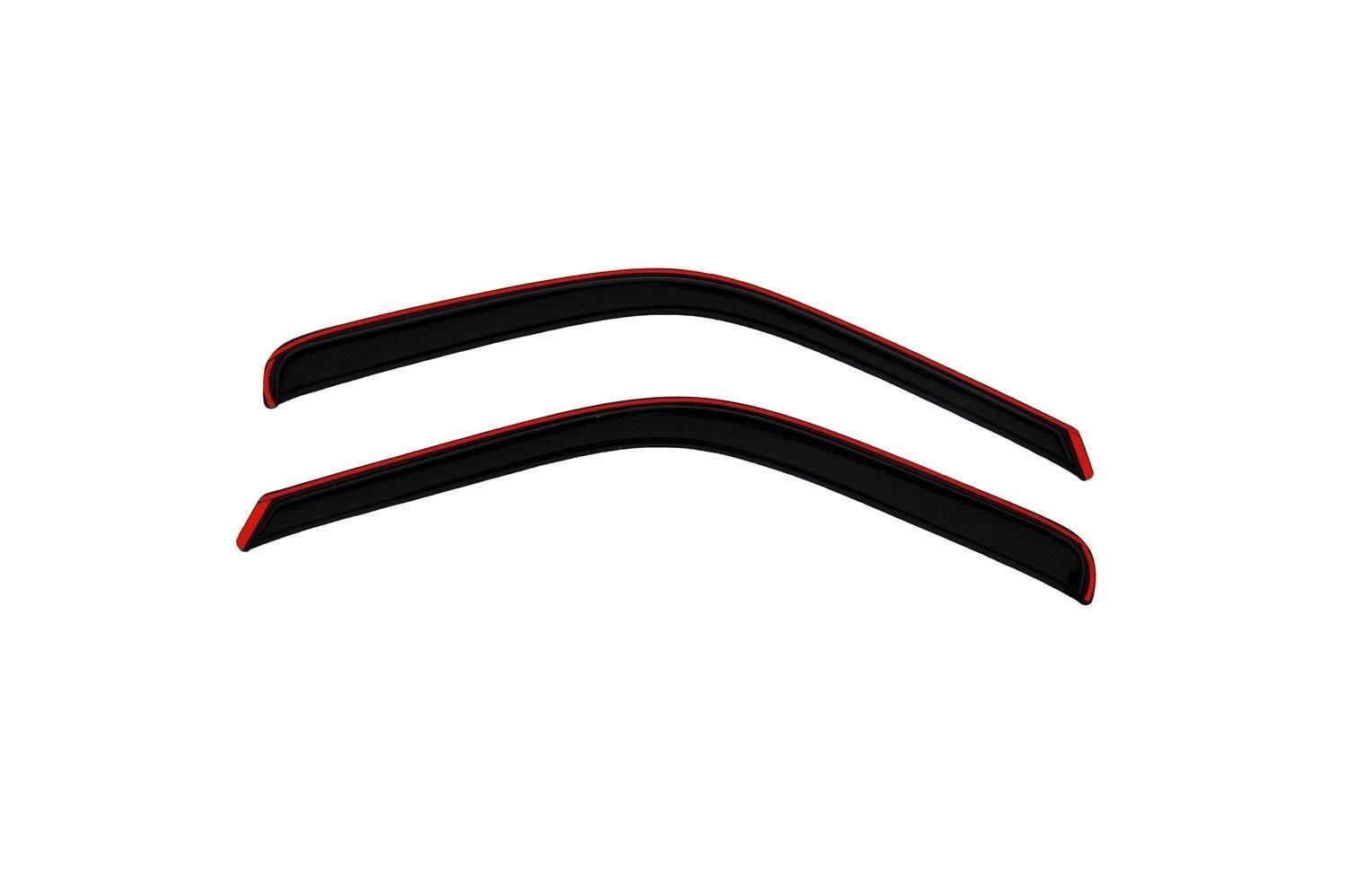 Auto Ventshade AVS 192503 Ventvisor® In-Channel Deflector 2 pc.; Front; Smoke; Auto Ventshade AVS 192503