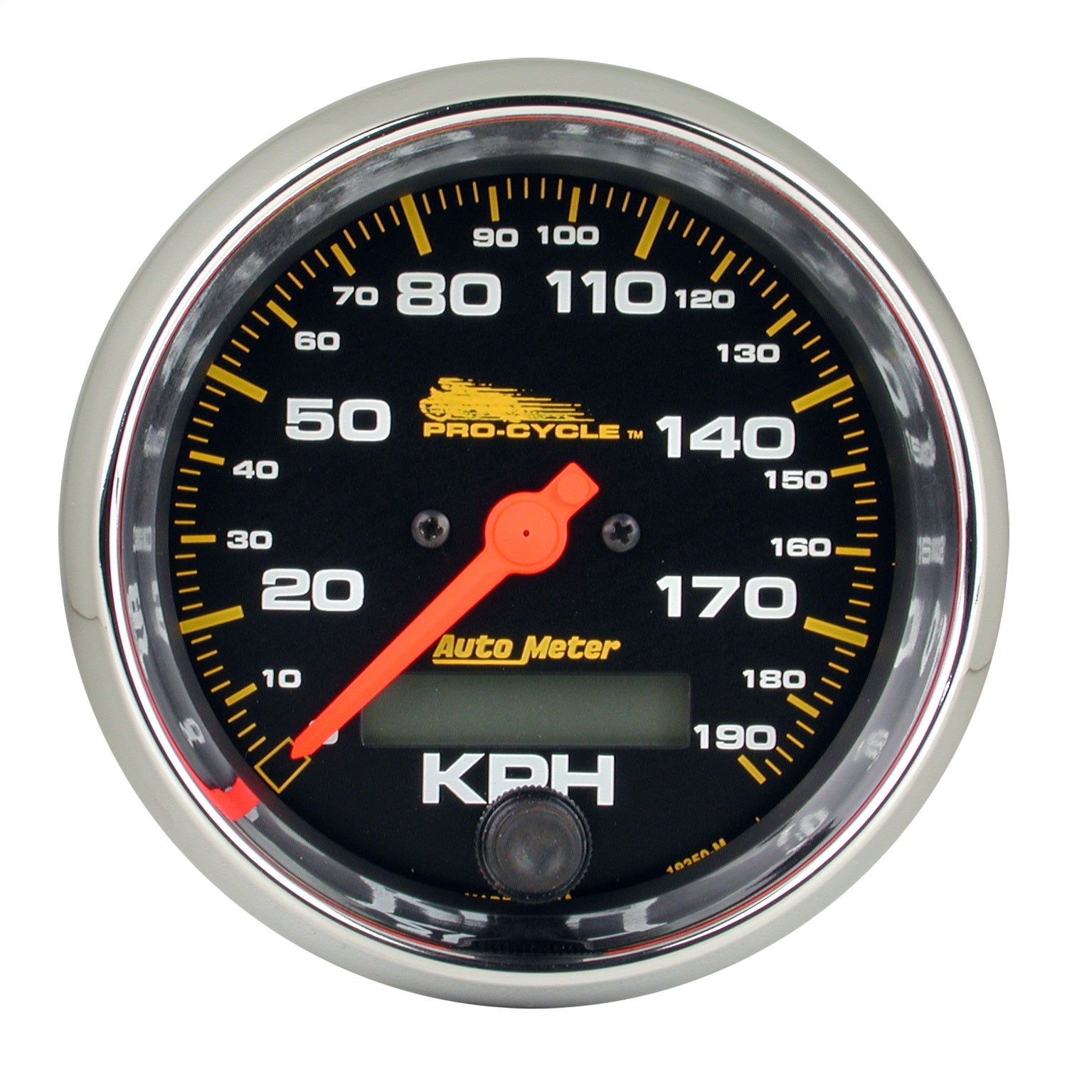 AutoMeter 19350 GAUGE; SPEEDO; 3 3/4in.; 120 MPH; ELEC; BLACK; PRO-CYCLE AutoMeter 19350