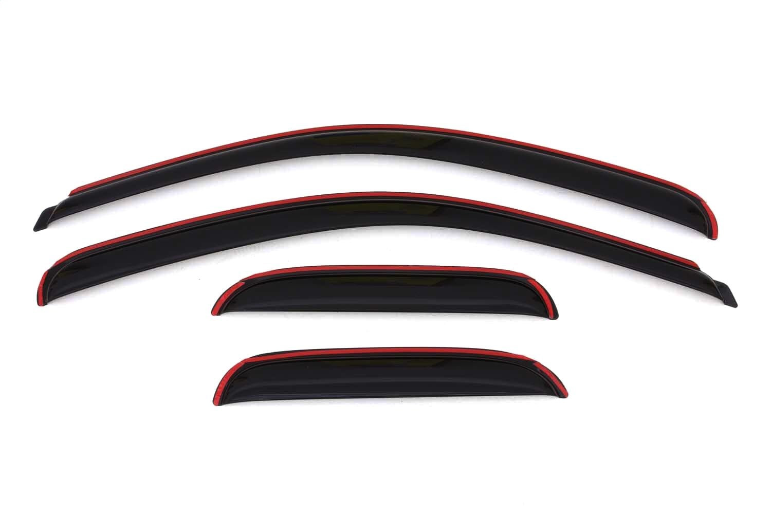 Auto Ventshade AVS 194040 Ventvisor® In-Channel Deflector 4 pc.; Smoke; Auto Ventshade AVS 194040
