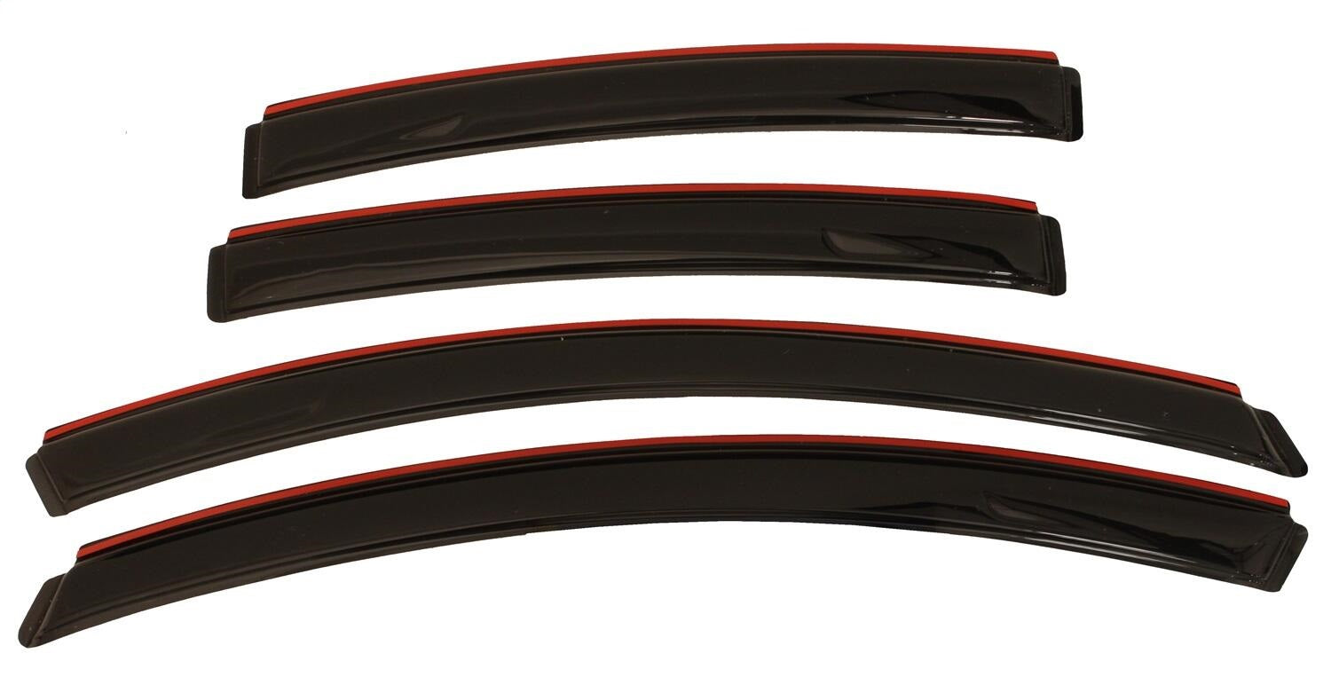 Auto Ventshade AVS 194275 Ventvisor® In-Channel Deflector 4 pc.; Smoke; Auto Ventshade AVS 194275