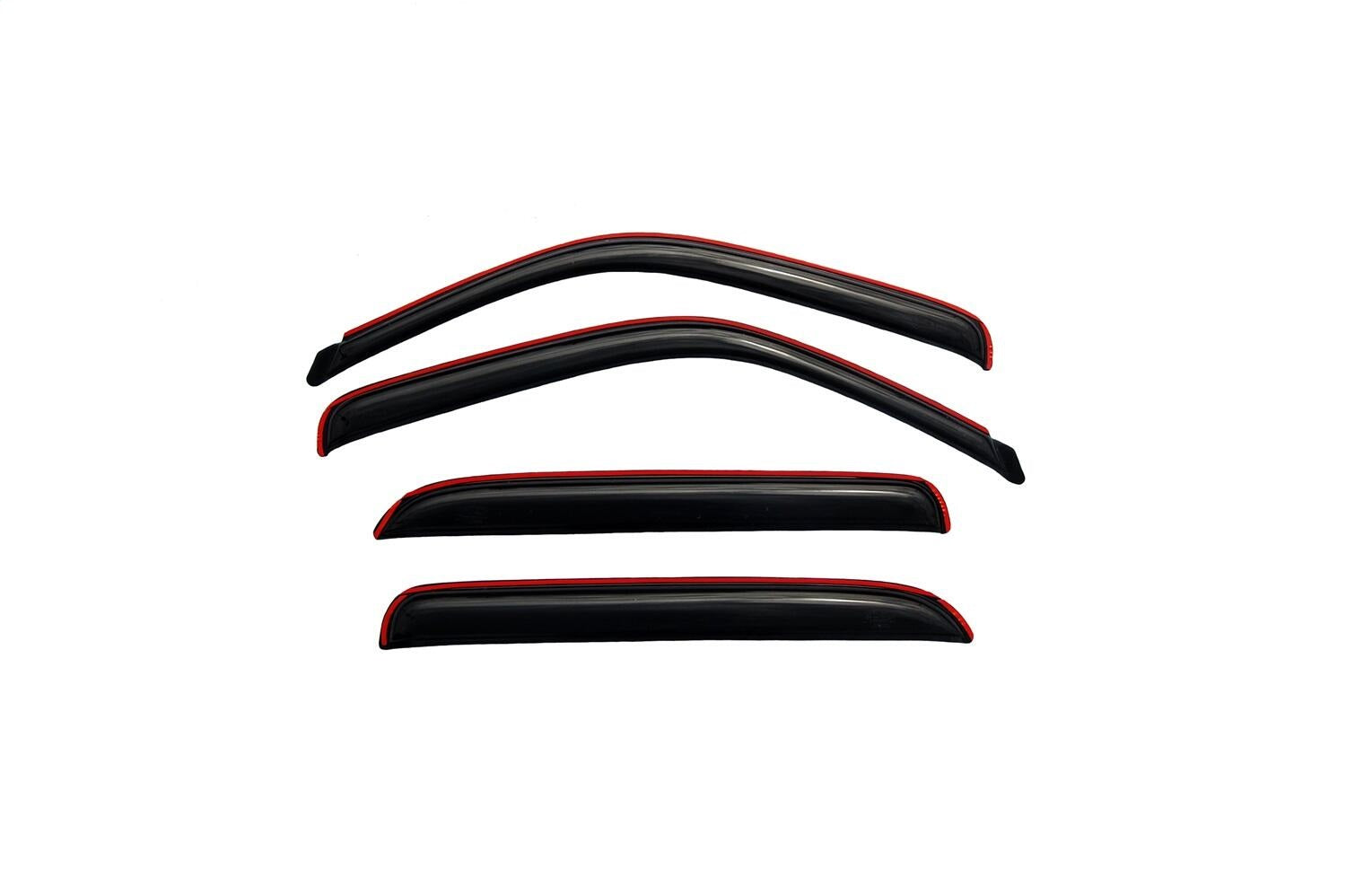 Auto Ventshade AVS 194355 Ventvisor® In-Channel Deflector 4 pc.; Smoke; Auto Ventshade AVS 194355