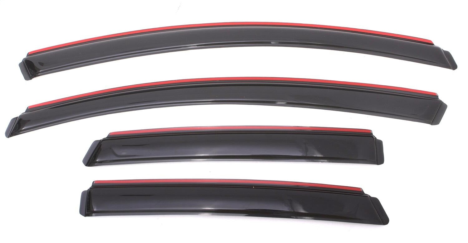 Auto Ventshade AVS 194389 Ventvisor® In-Channel Deflector 4 pc.; Smoke; Auto Ventshade AVS 194389