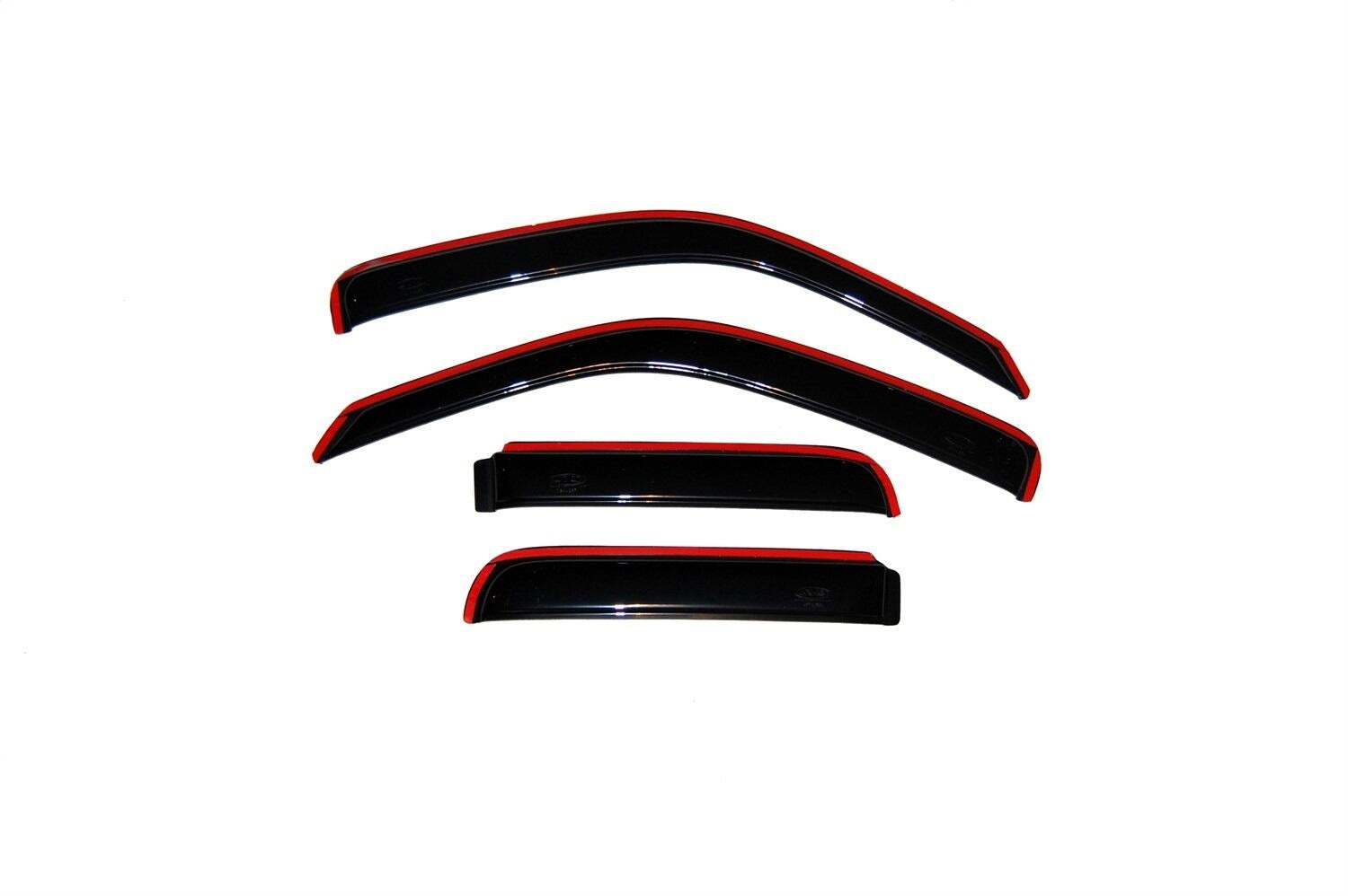 Auto Ventshade AVS 194428 Ventvisor® In-Channel Deflector 4 pc.; Smoke; Auto Ventshade AVS 194428