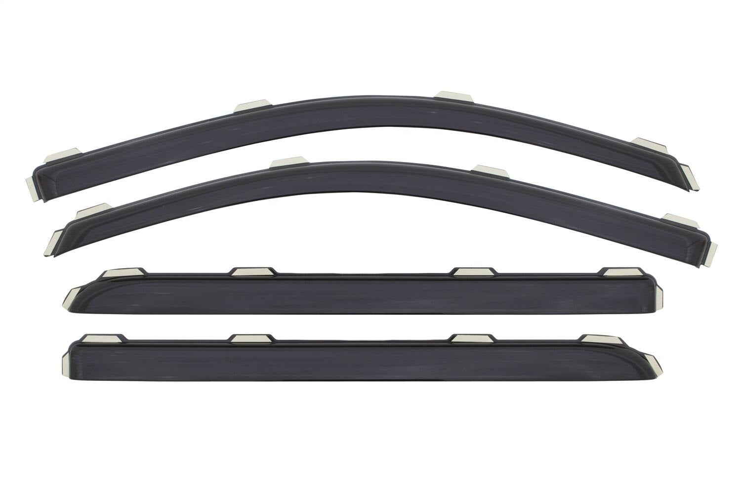 Auto Ventshade AVS 194536 Ventvisor® In-Channel Deflector 4 pc.; Smoke; Auto Ventshade AVS 194536