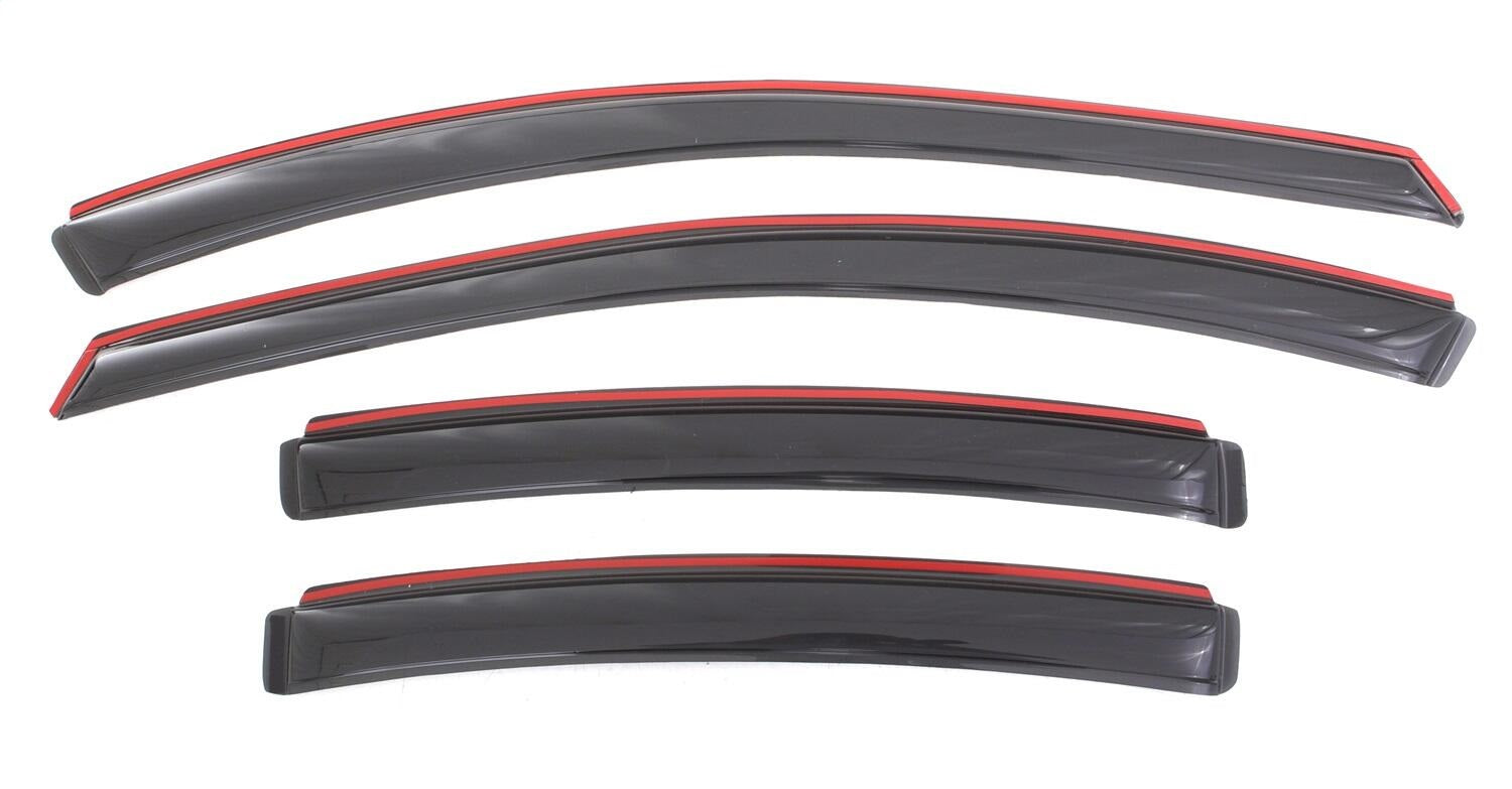 Auto Ventshade AVS 194611 Ventvisor® In-Channel Deflector 4 pc.; Smoke; Auto Ventshade AVS 194611